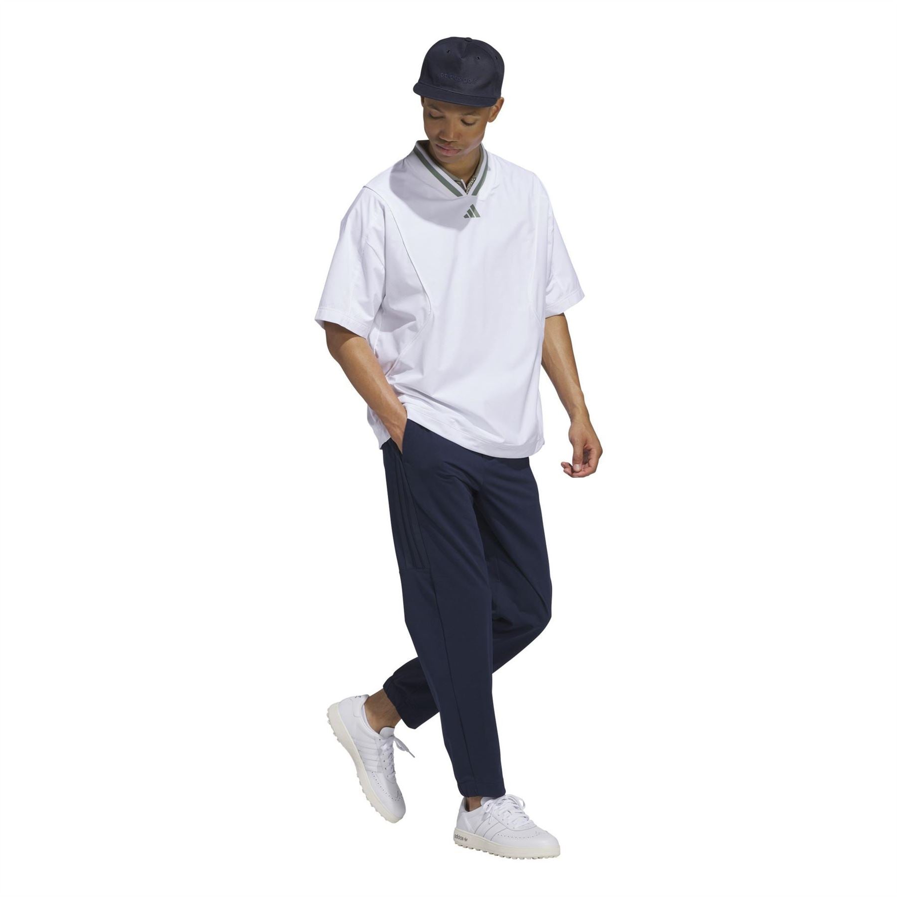 adidas V-Neck Raglan Sleeve Jersey T-Shirt