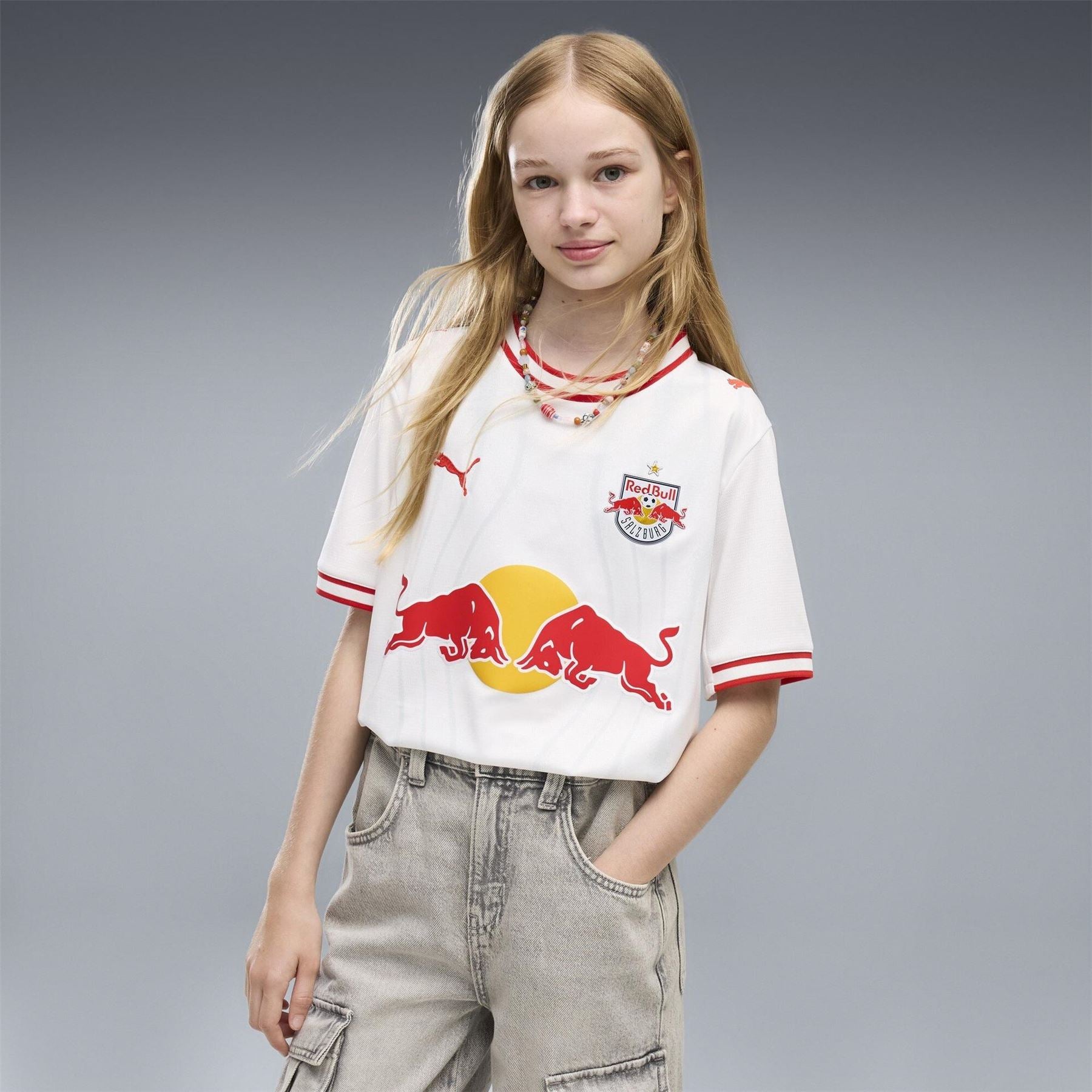 Puma Bull Salzburg Home Shirt 2026 27 Juniors