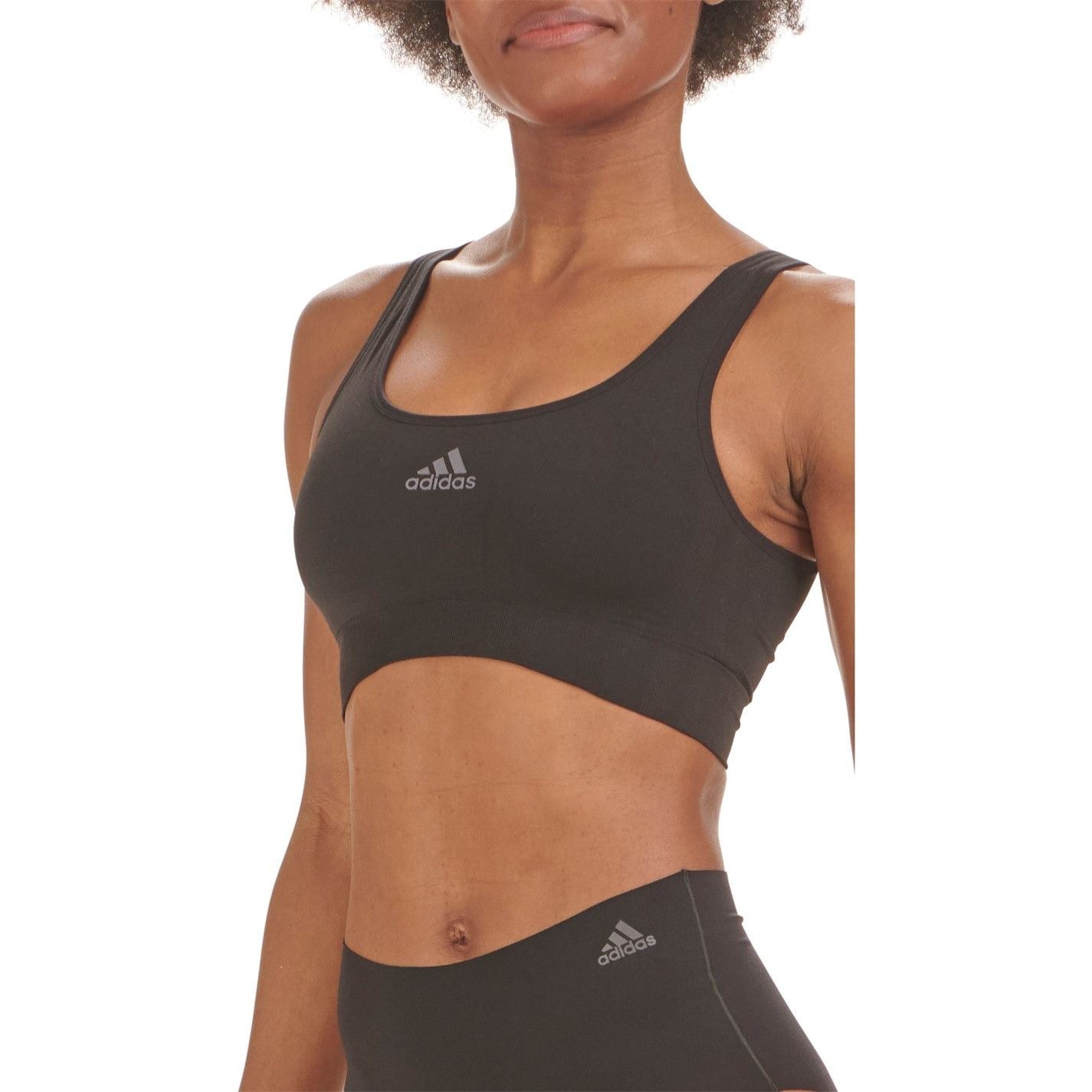 adidas Sport Active Seamless Micro Stretch Scoop Lounge Bra
