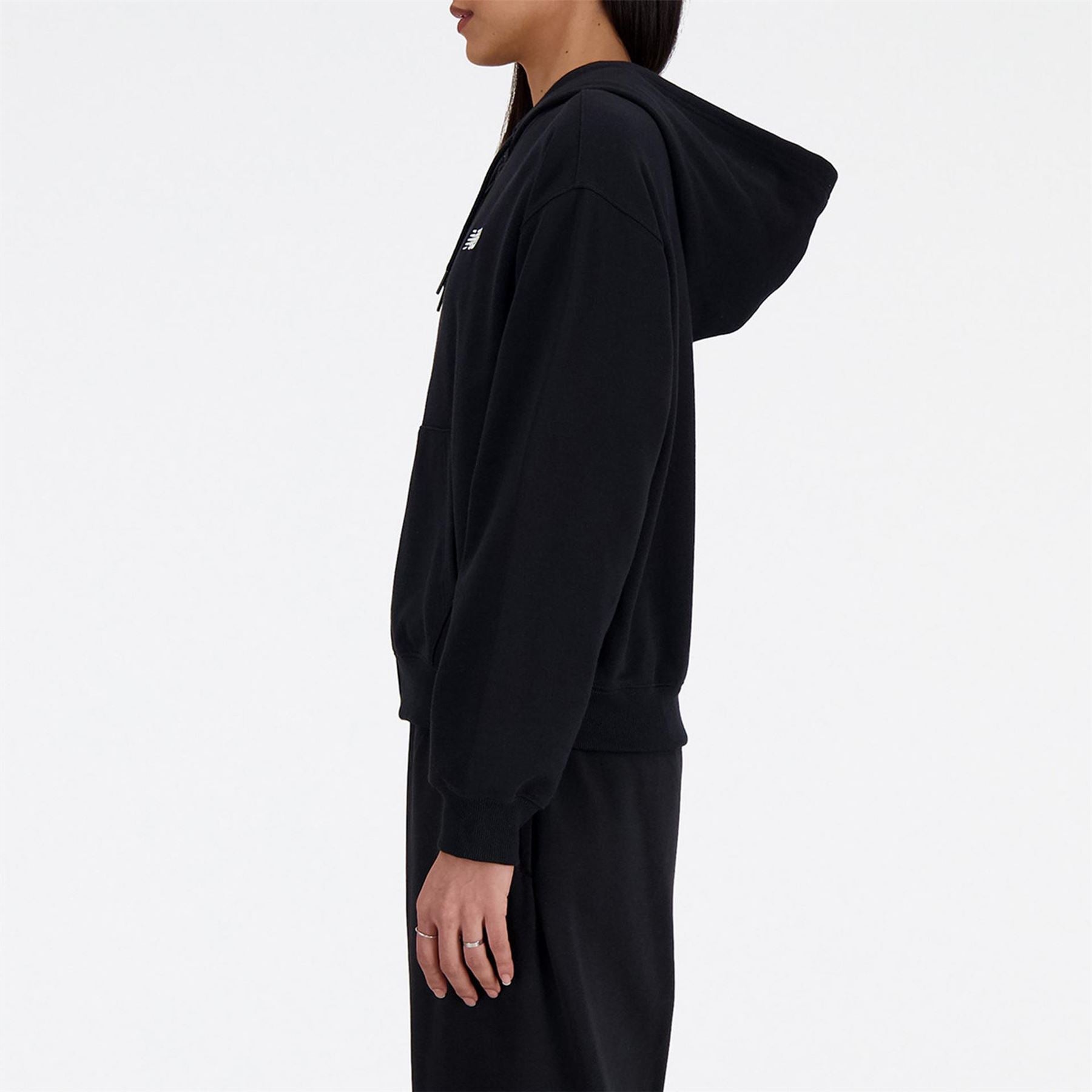 New Balance Full-Zip Hooded Relaxed Fit Sweatshirt