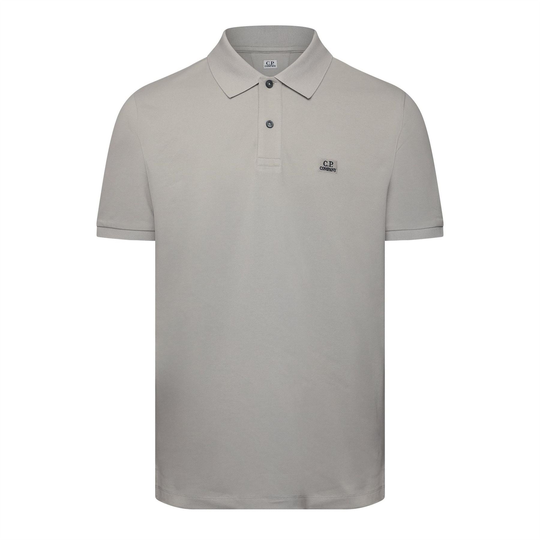 CP Company Logo Pique Short Sleeve Polo Shirt