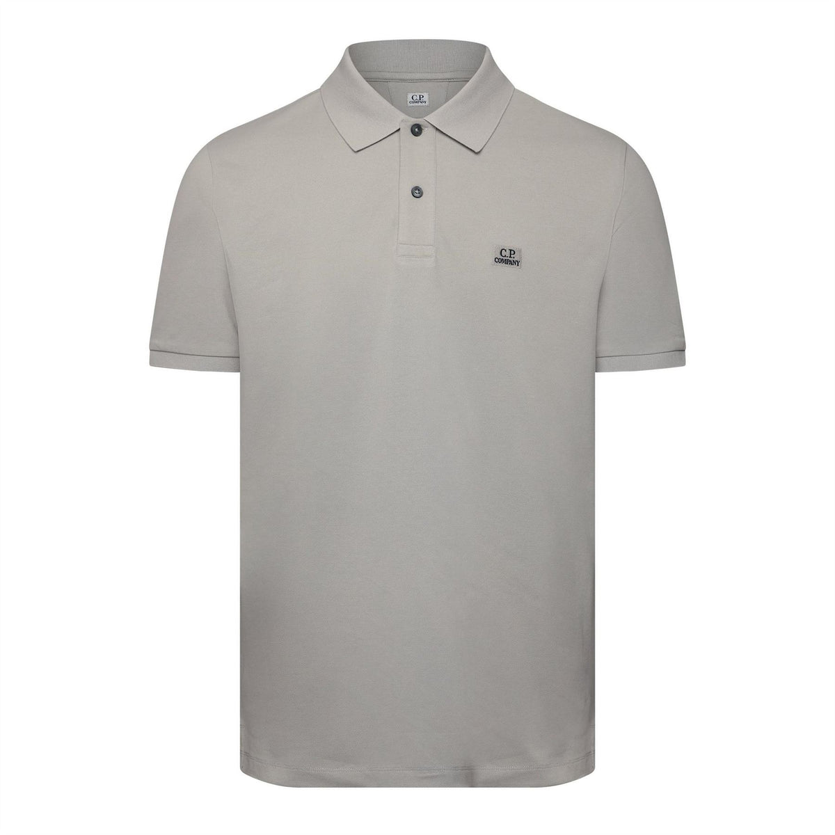CP Company Logo Pique Short Sleeve Polo Shirt