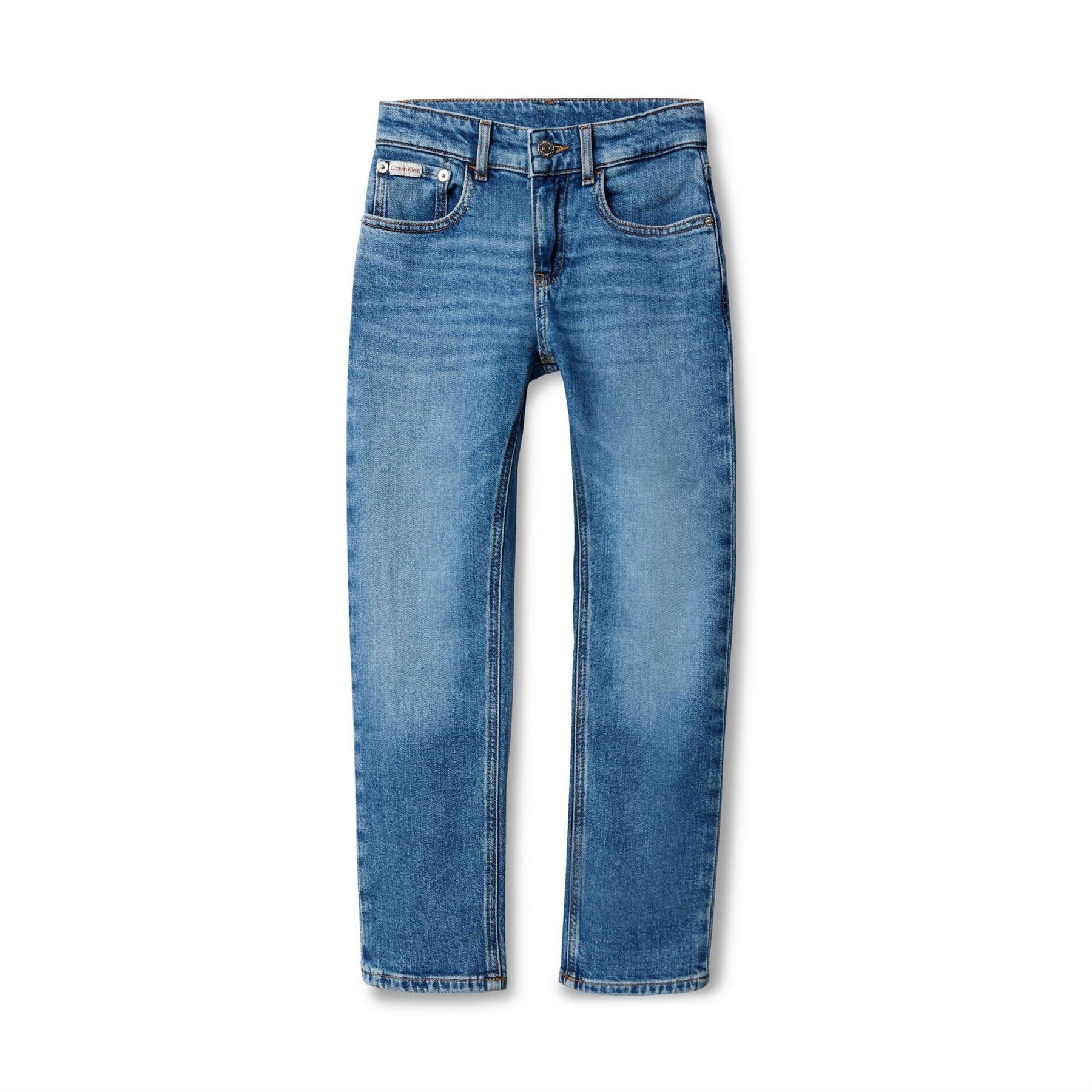 Calvin Klein Jeans Five Pocket Straight Leg Jeans
