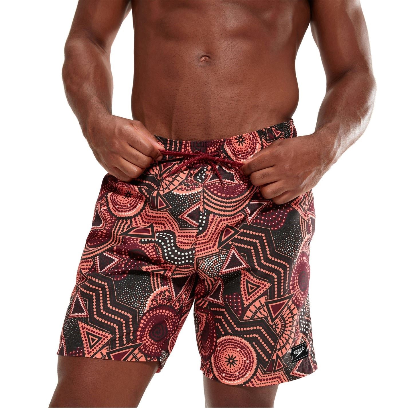 Speedo Mens Digital Printed 18 Inch Swim Shorts