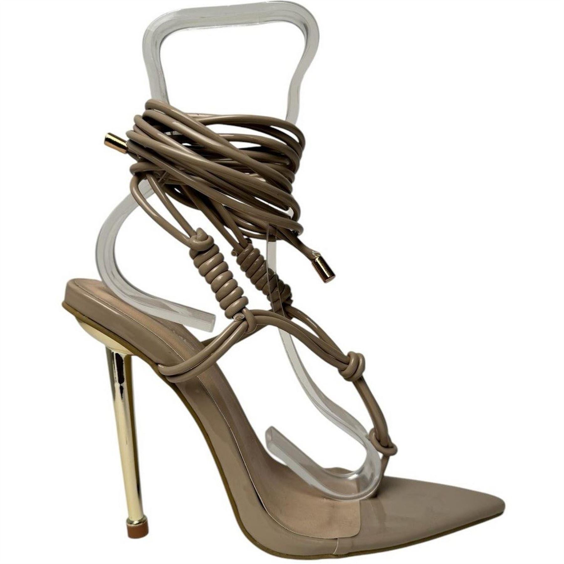 No Doubt Double Strap Gladiator High Heel Sandals