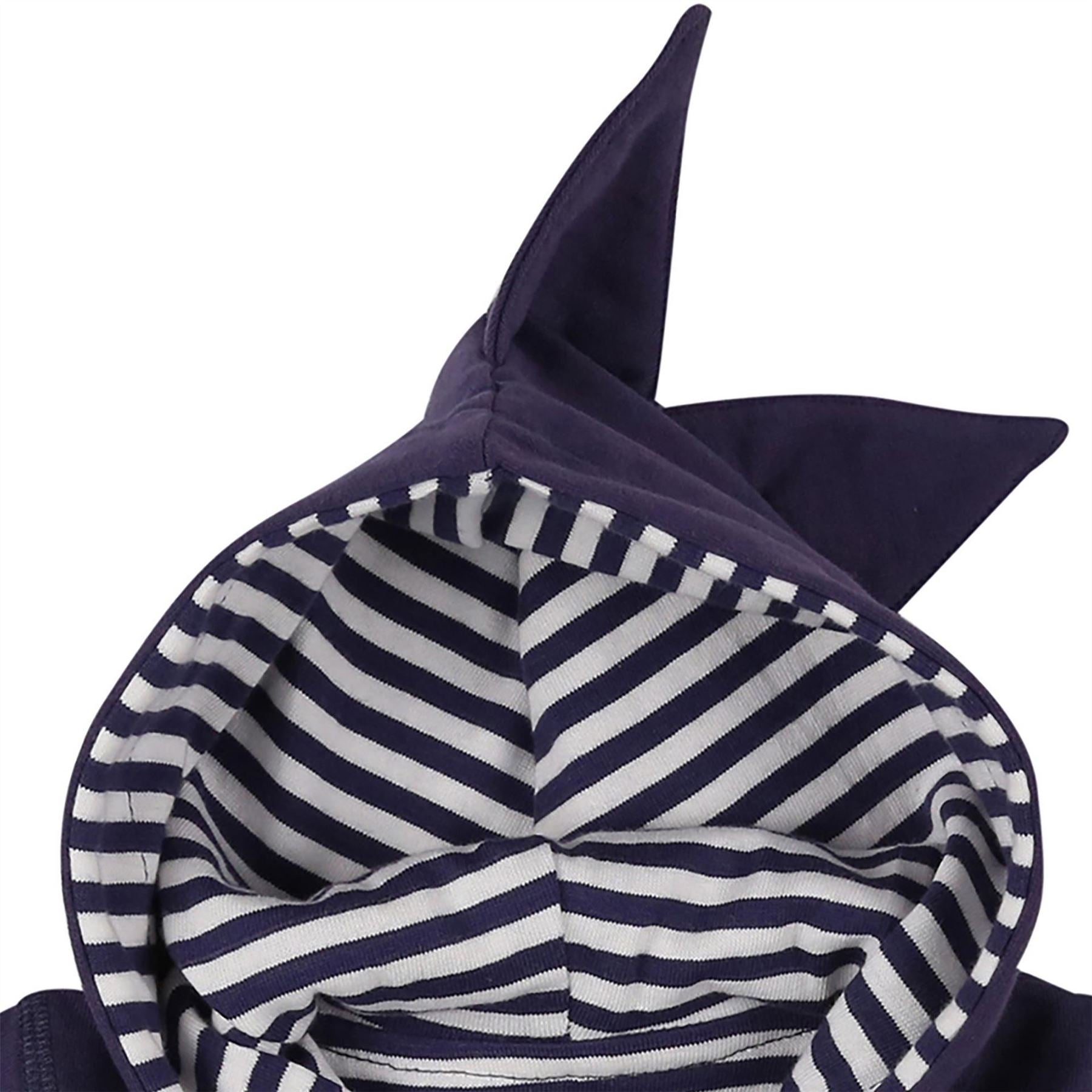 Lilly and Sid Dino Stripe Hooded Snap Button Rain Jacket