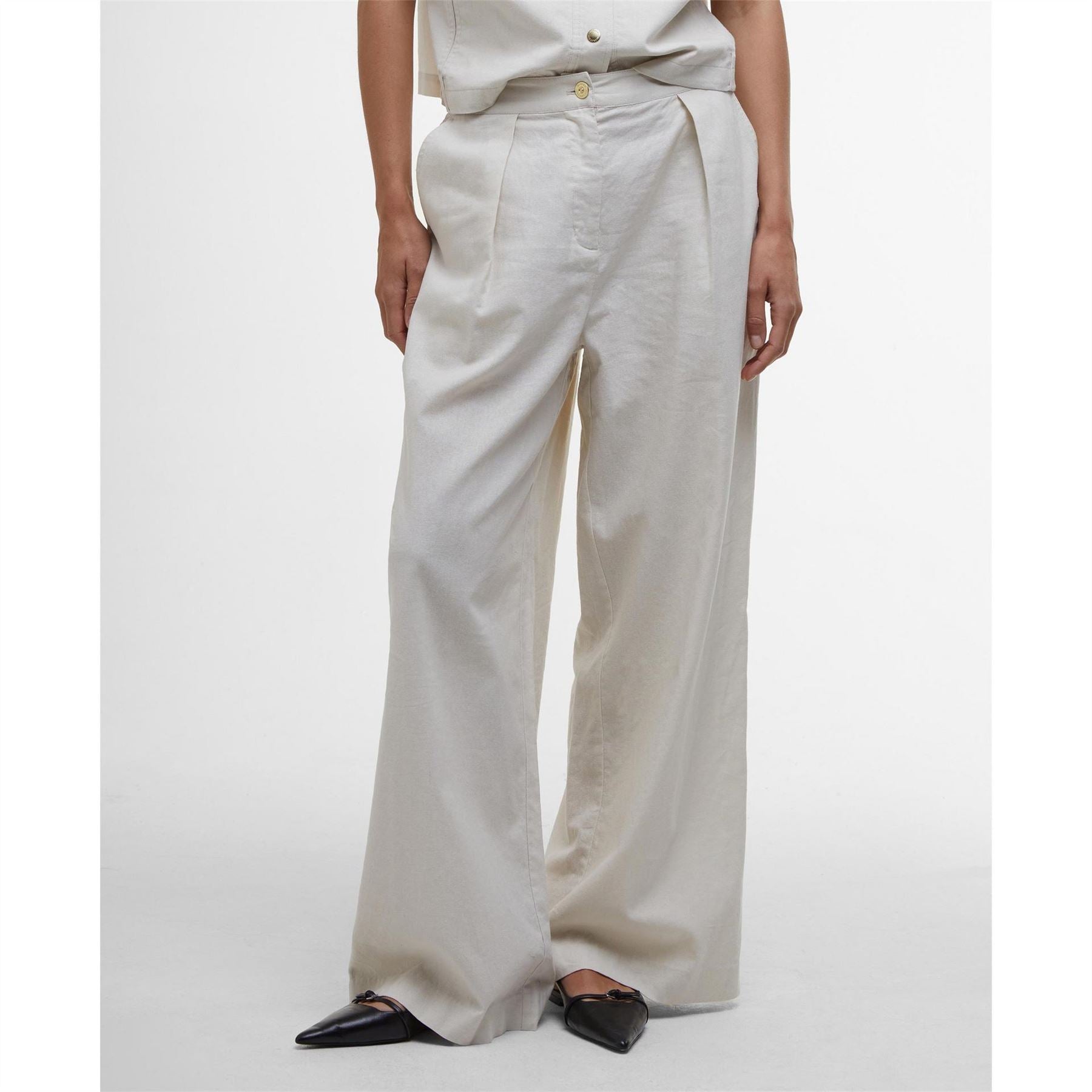Barbour International Wide Leg Trousers