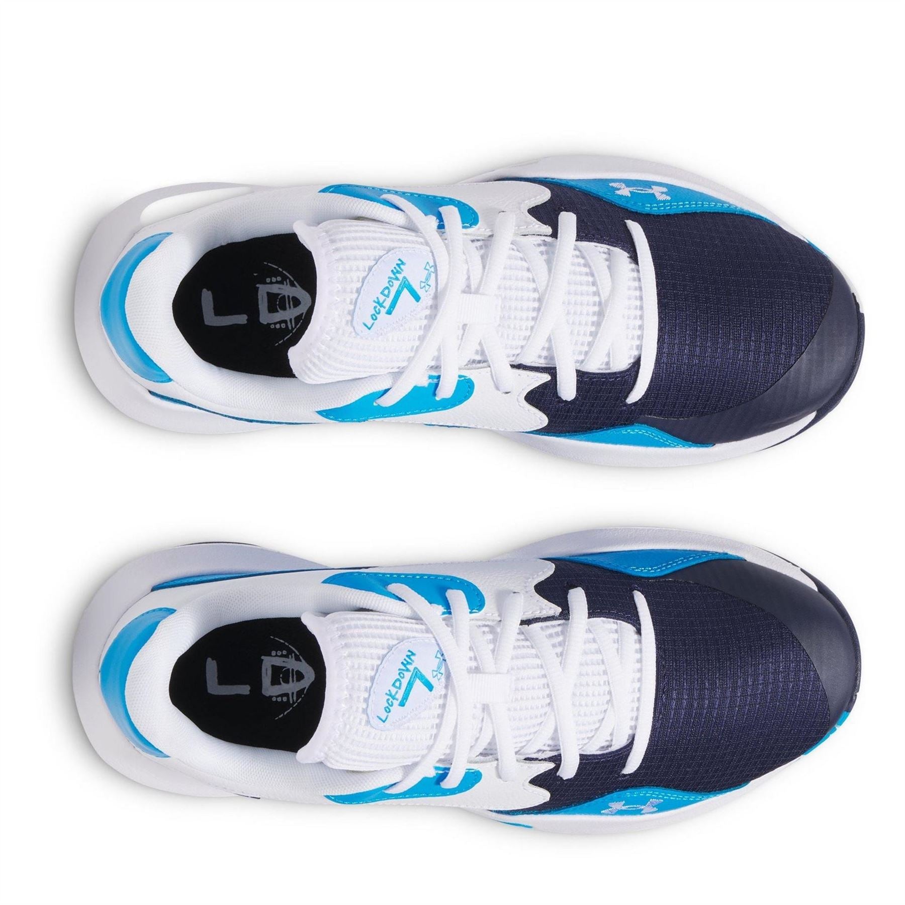 Under Armour Mens Armour Ua Lockdown 7 Low Basketball Trainers