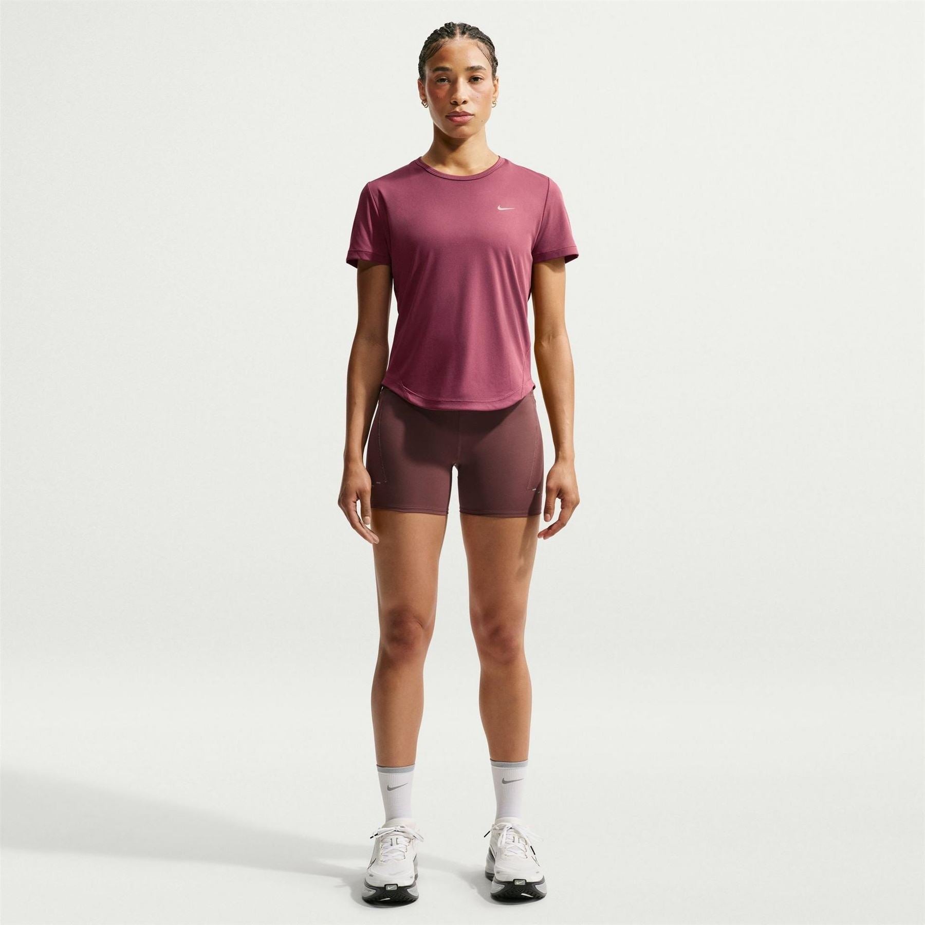 Nike Womens Tempo Dri Fit Short Sleeve Running Top