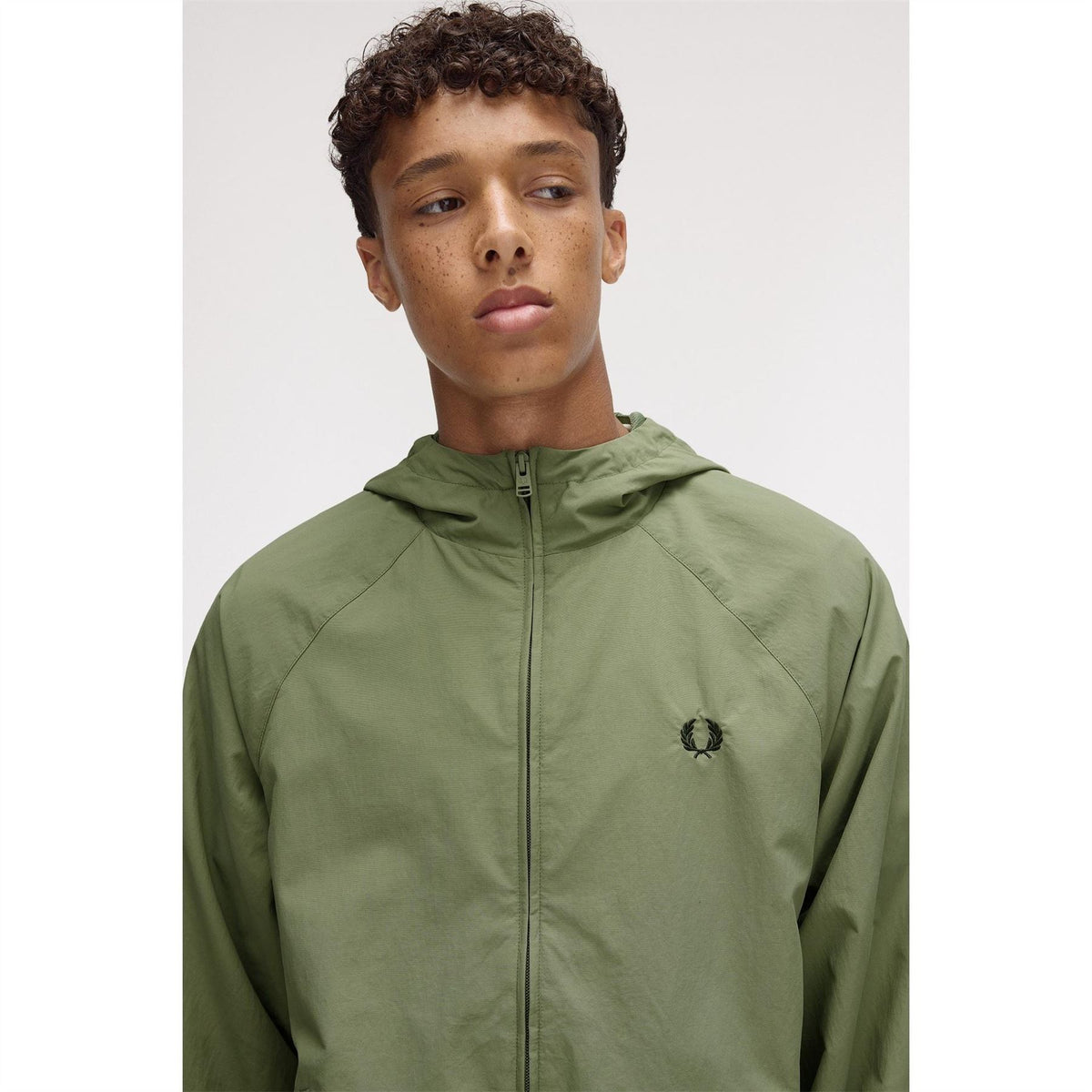 Fred Perry Taslan Hooded Shell Rain Anorak