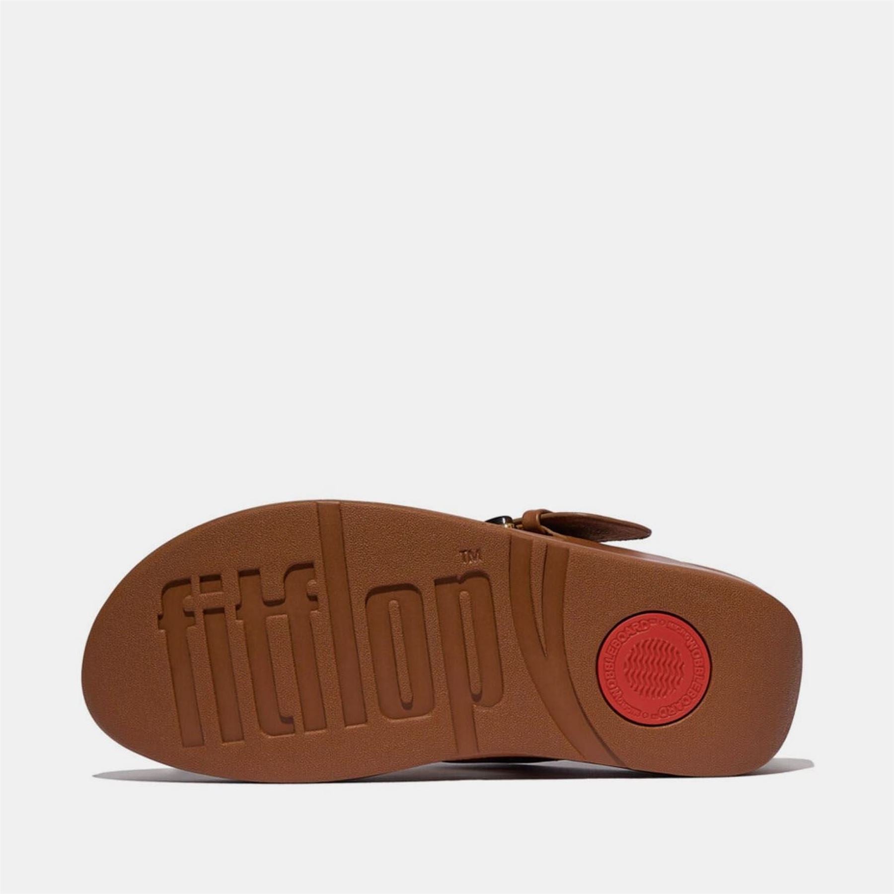 FitFlop Resin Buckle Leather Toe Post Sandals