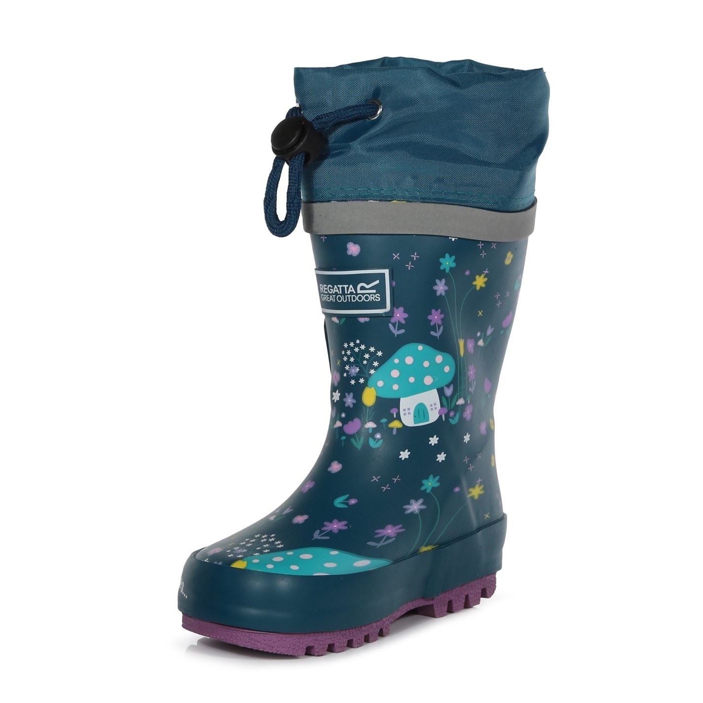 Regatta Splash Graphic Print Wellington Boots