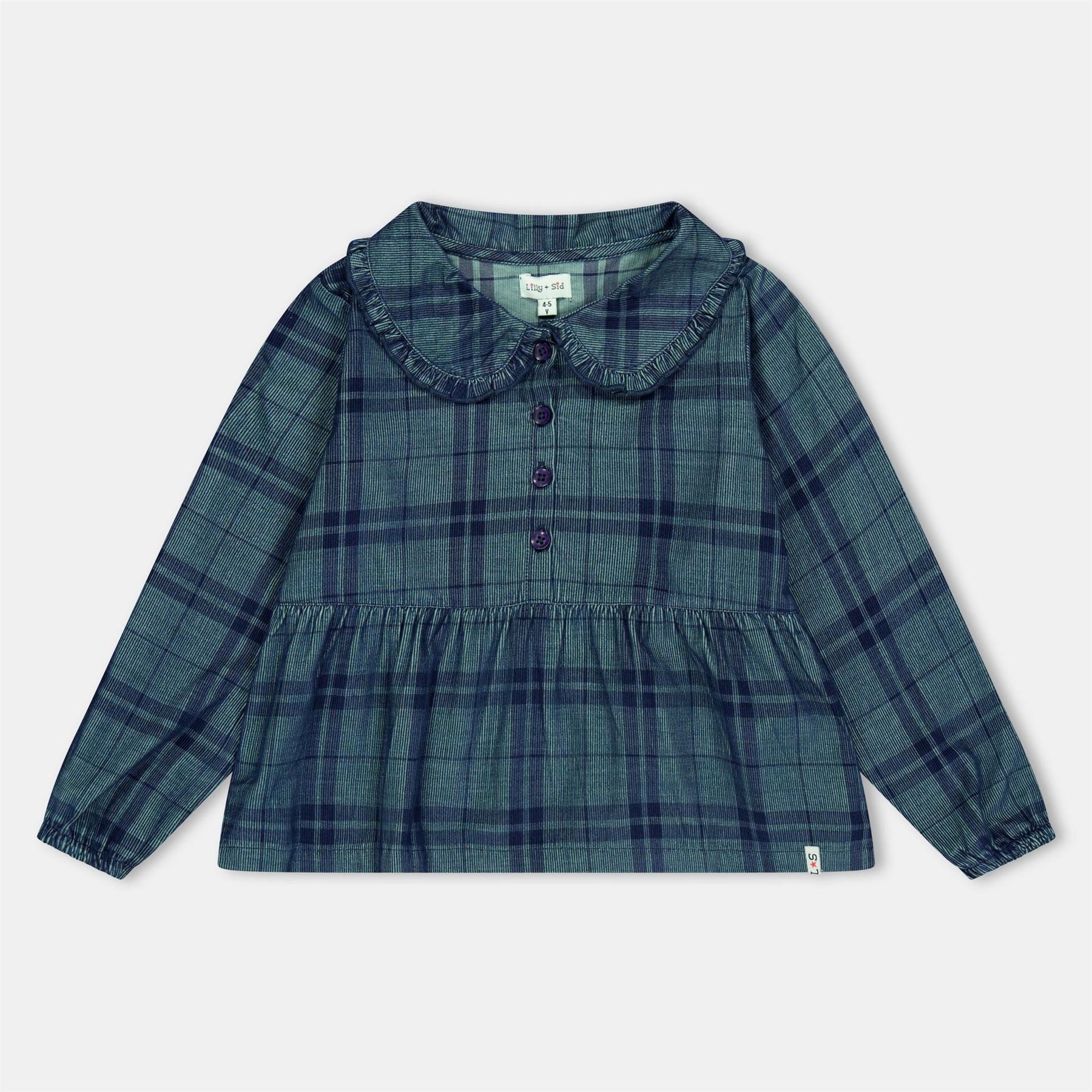 Lilly and Sid Check Long Sleeve Regular Fit Shirt