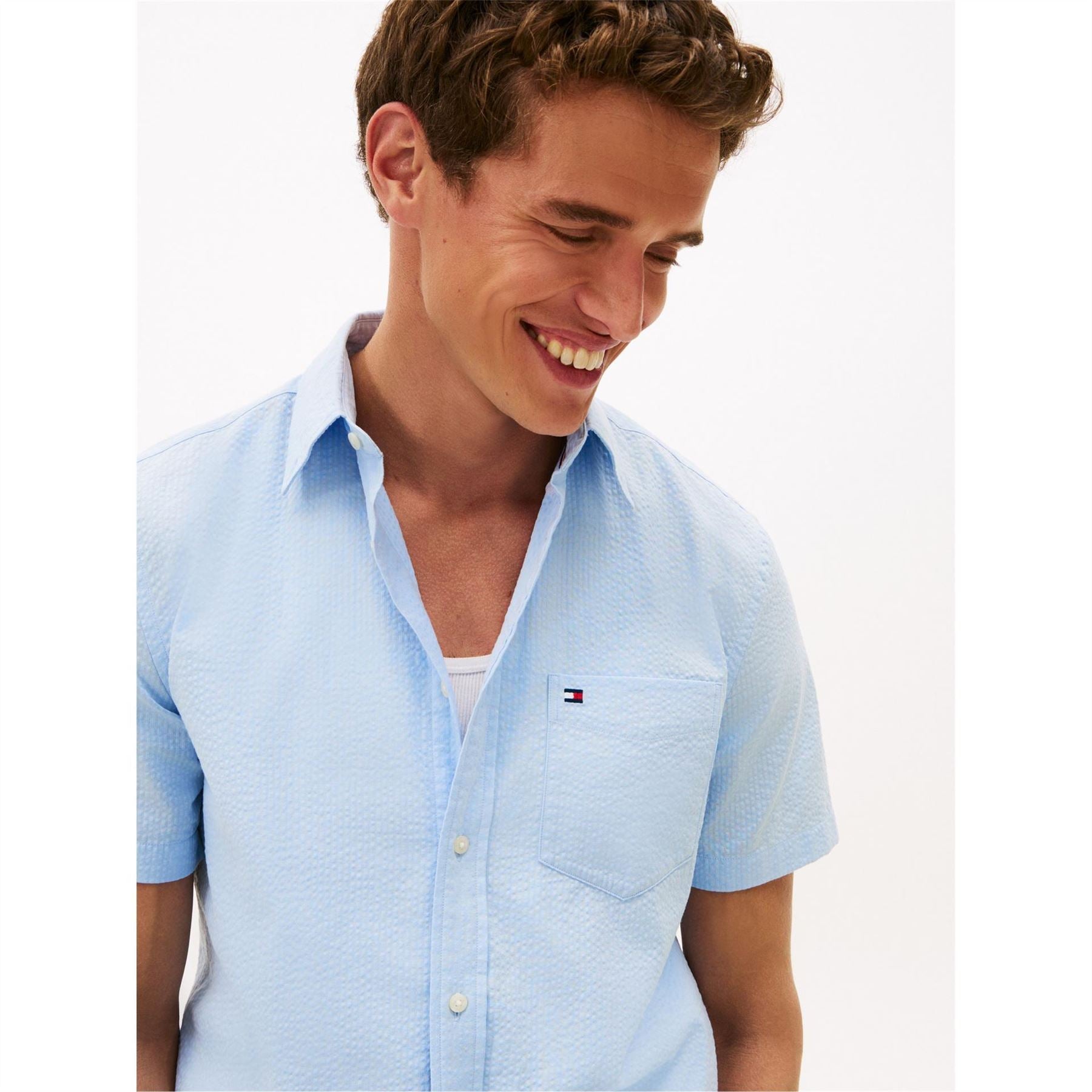 Tommy Hilfiger Solid Ss Rf Shirt