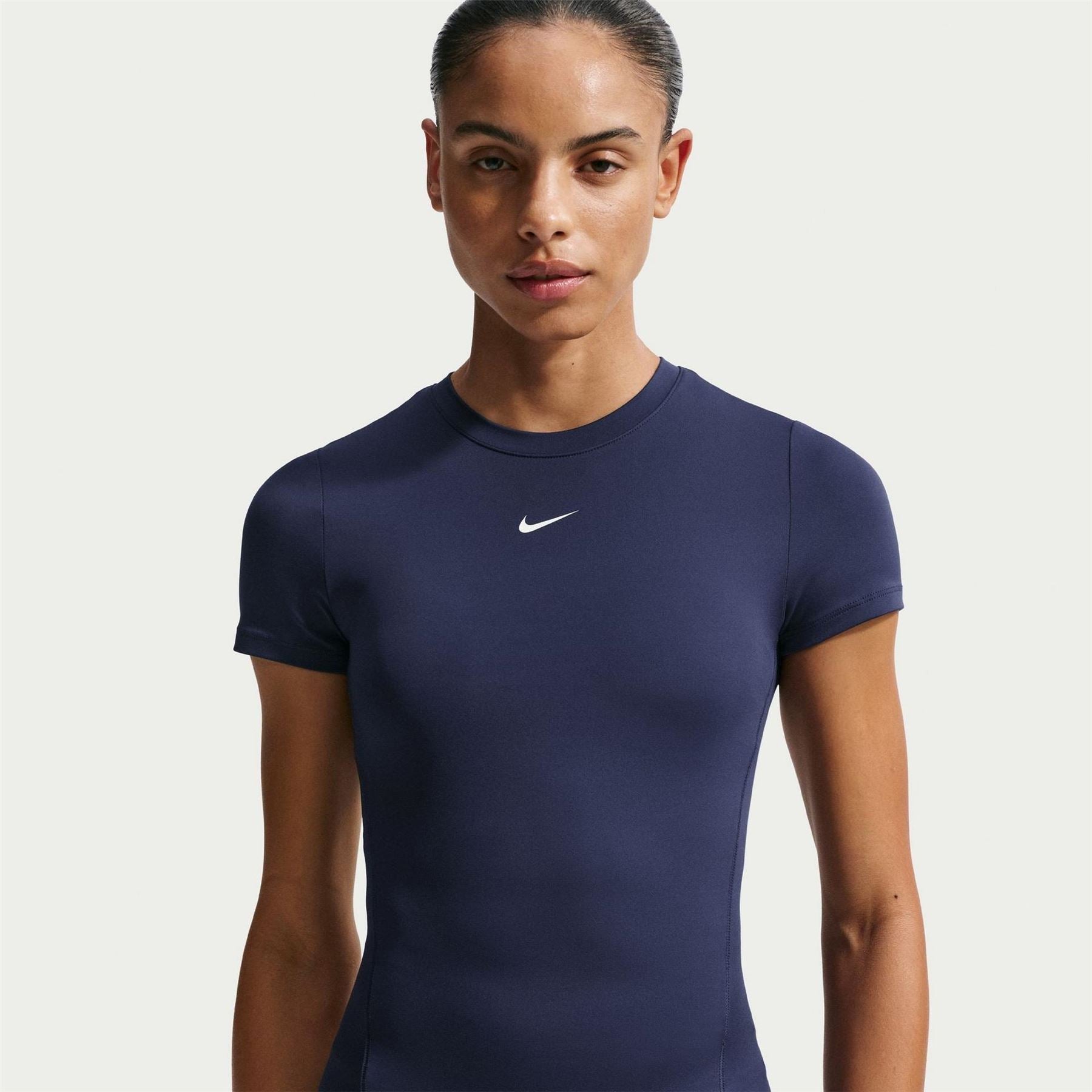 Nike One Fitted Short Sleeve Performance Gym Top
