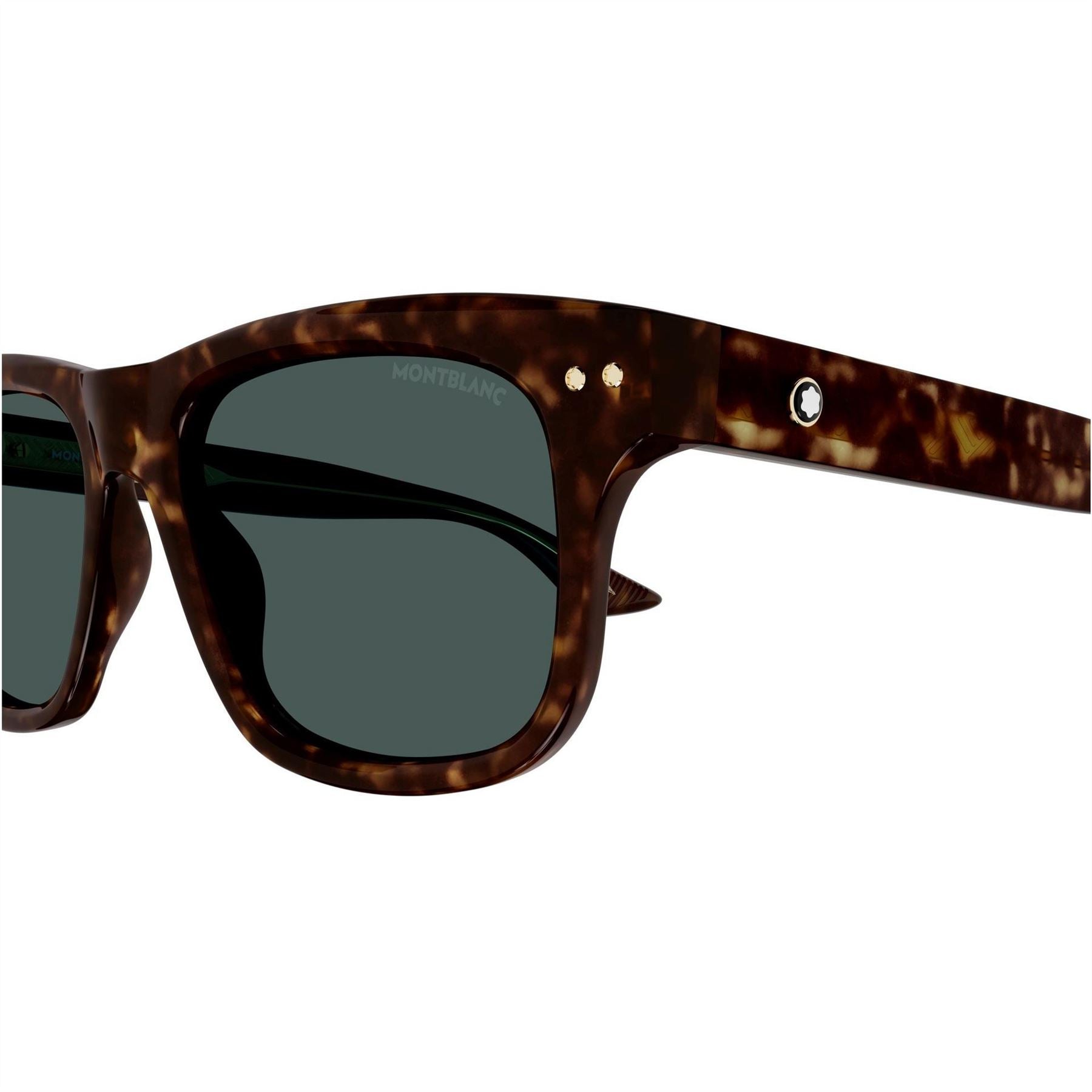 Montblanc 002 Rectangle Full Rim Sunglasses