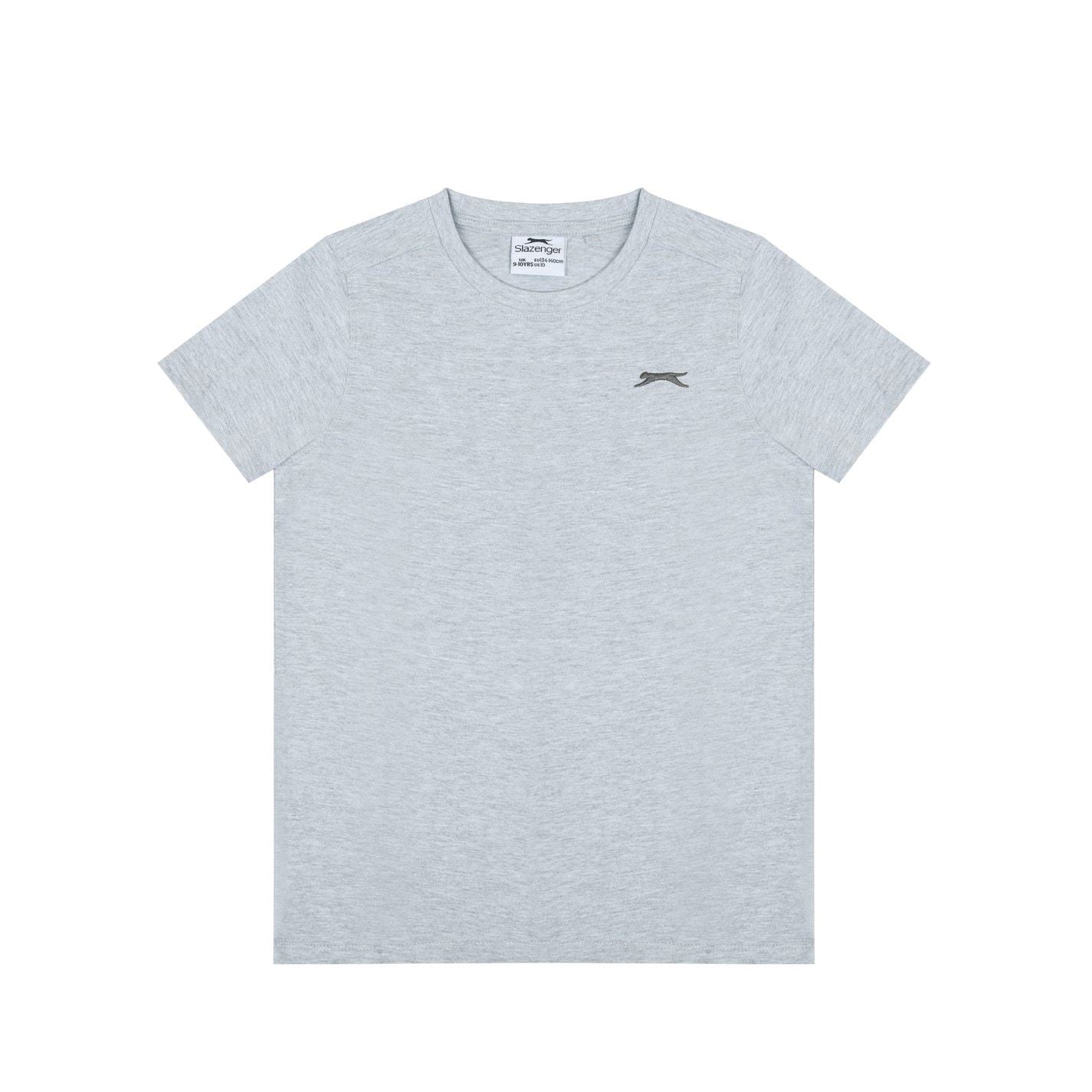 Slazenger Junior Boys Plain Tee Shirt