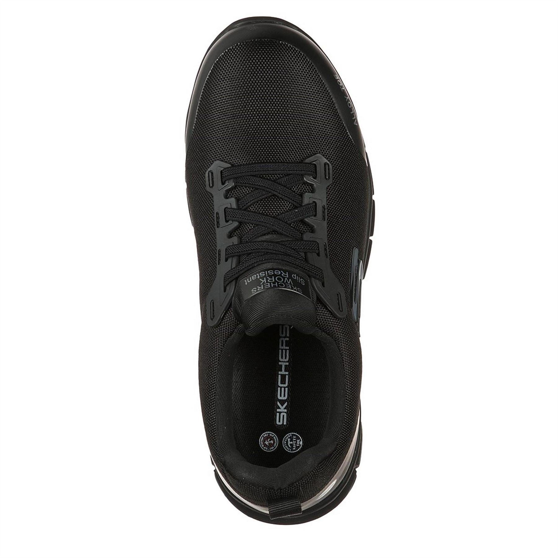 Skechers Jixie Alloy Toe Work Trainers Ladies
