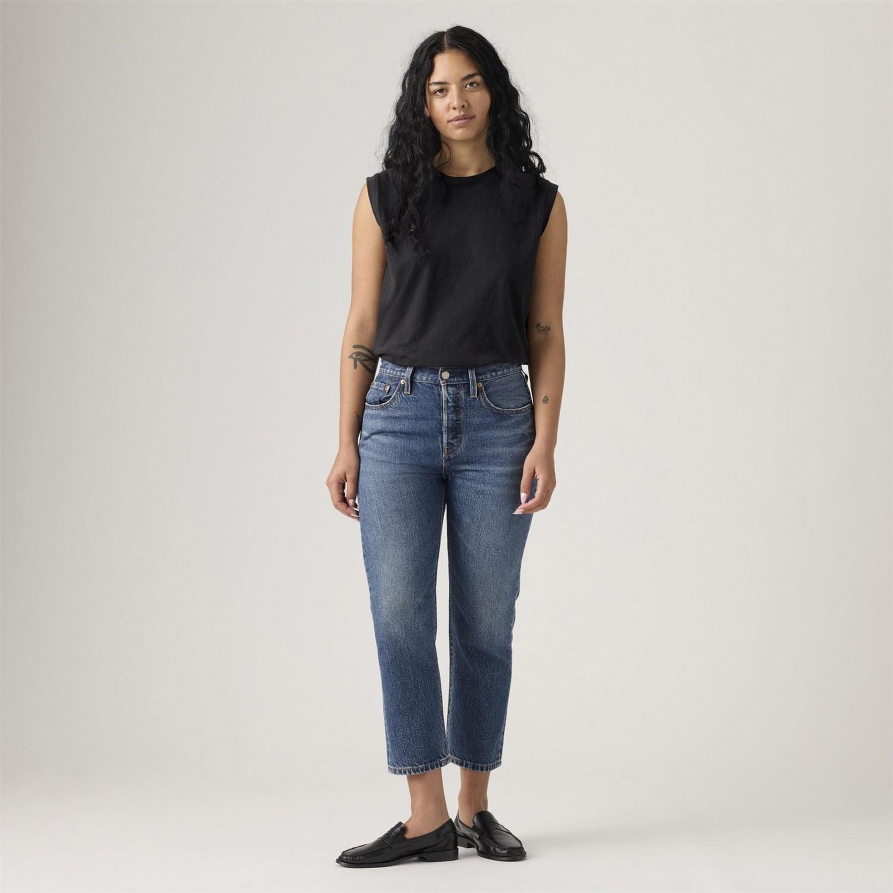 Levis 501 Crop Lightweight Energy re