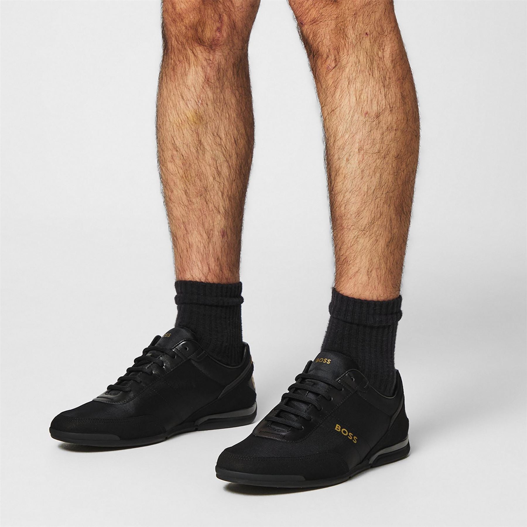Boss Saturn Low Top Everyday Trainers With Technical Mesh