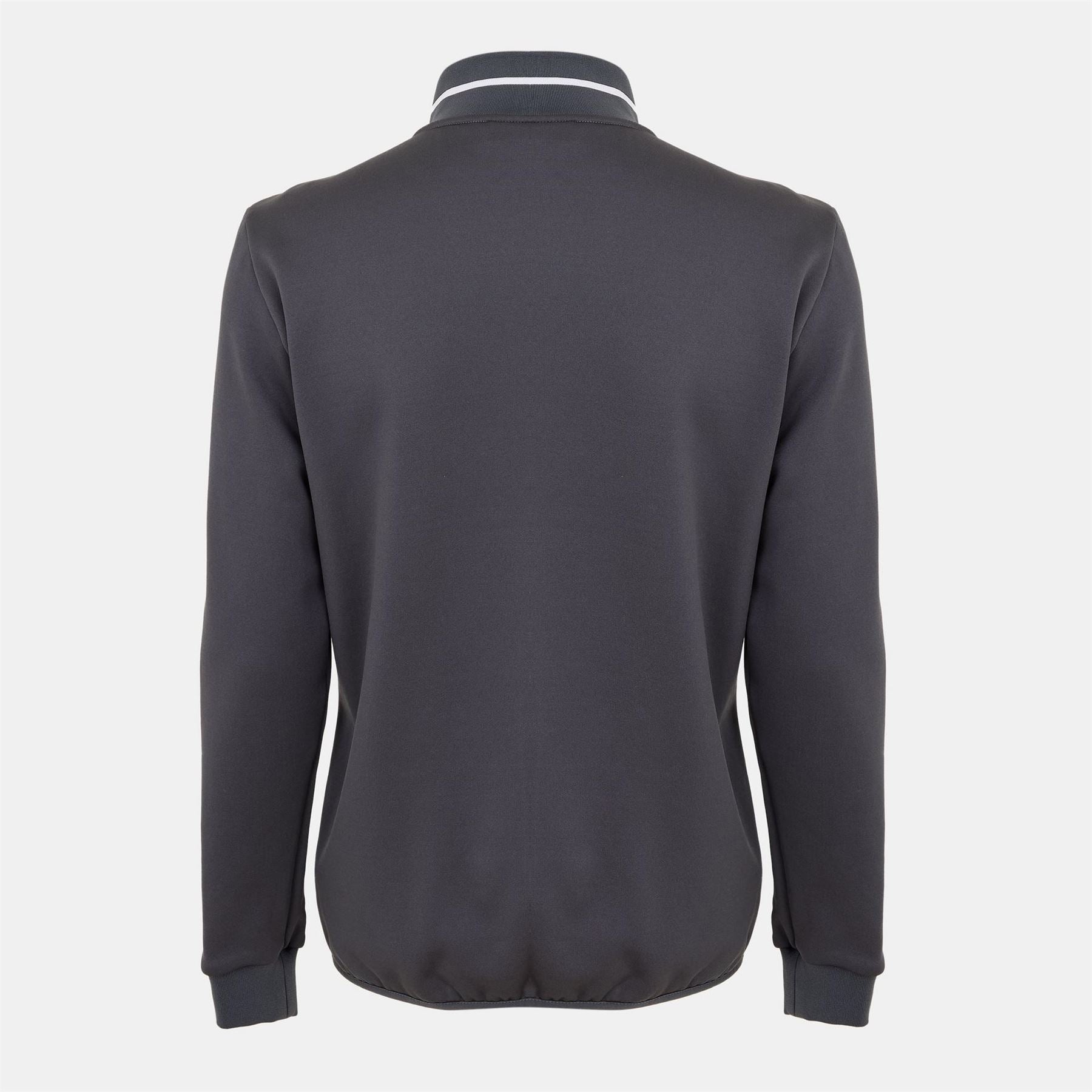 Calvin Klein Golf Solid Patterned Full Zipper Ribbed Cuff Track Jacket