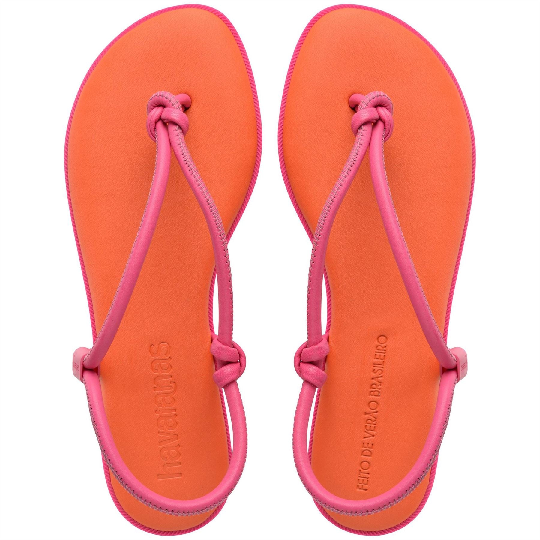 Havaianas Una Solid Patterned Toe Post Flat Sandals