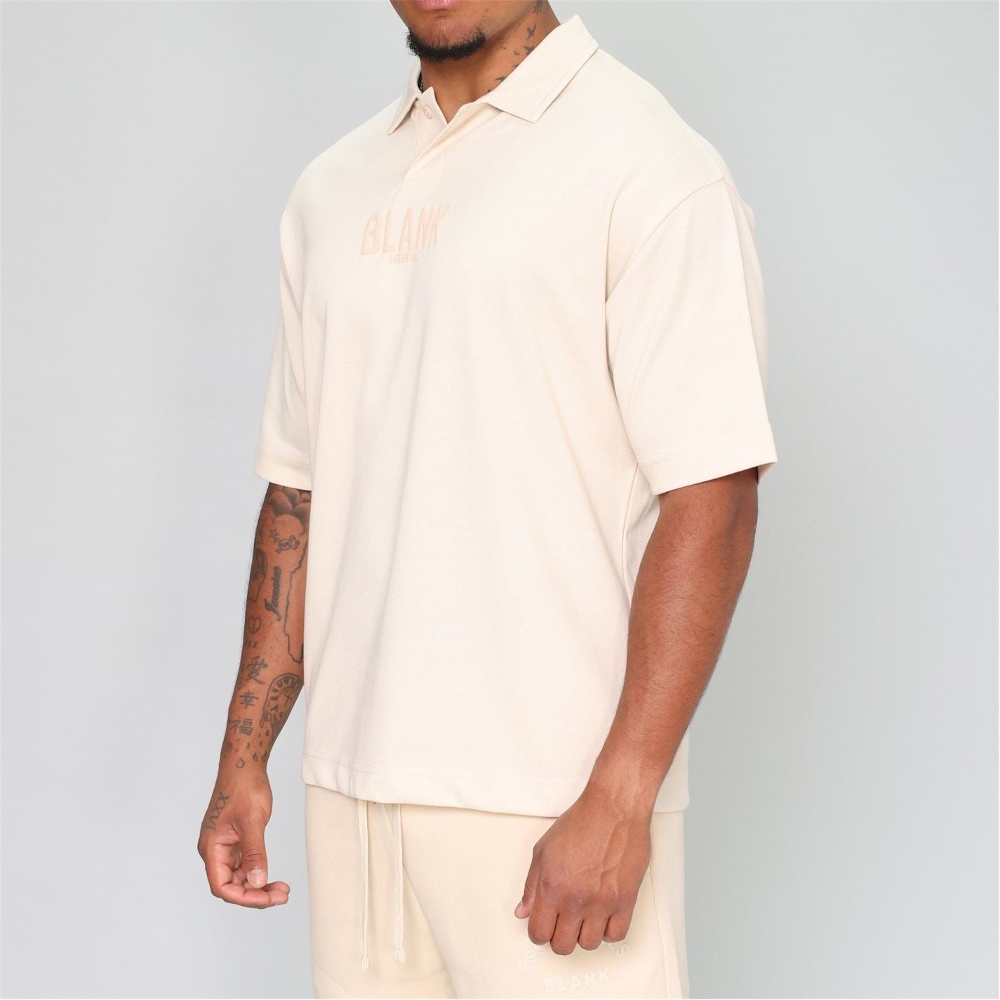 Blank Essentials Essentials Oversize Polo T-Shirt