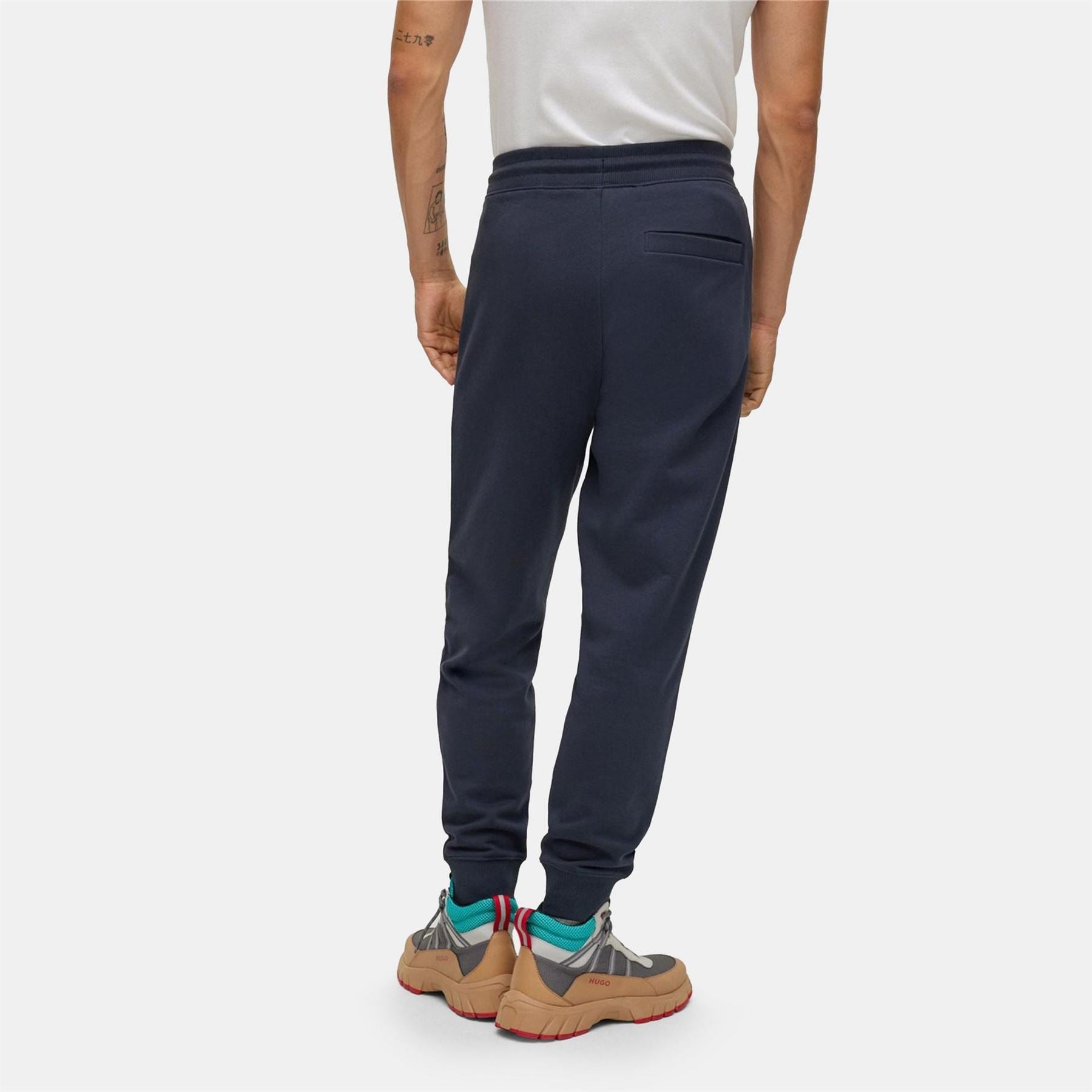 Hugo HUGO Doak Closed Hem Jogging Bottoms with Logo Detail