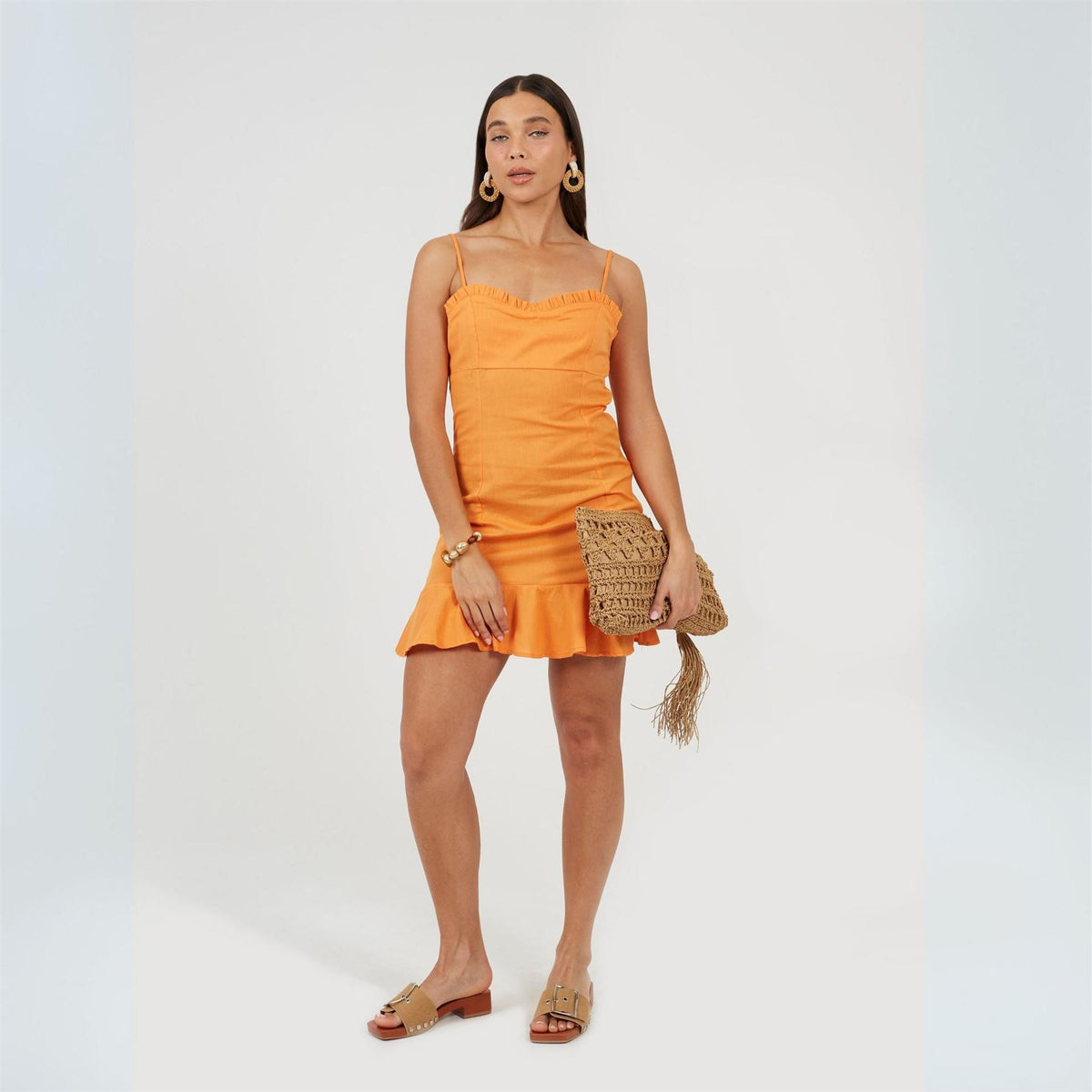 Brave Soul Sweetheart Neck Sleeveless Mini Sheath Dress