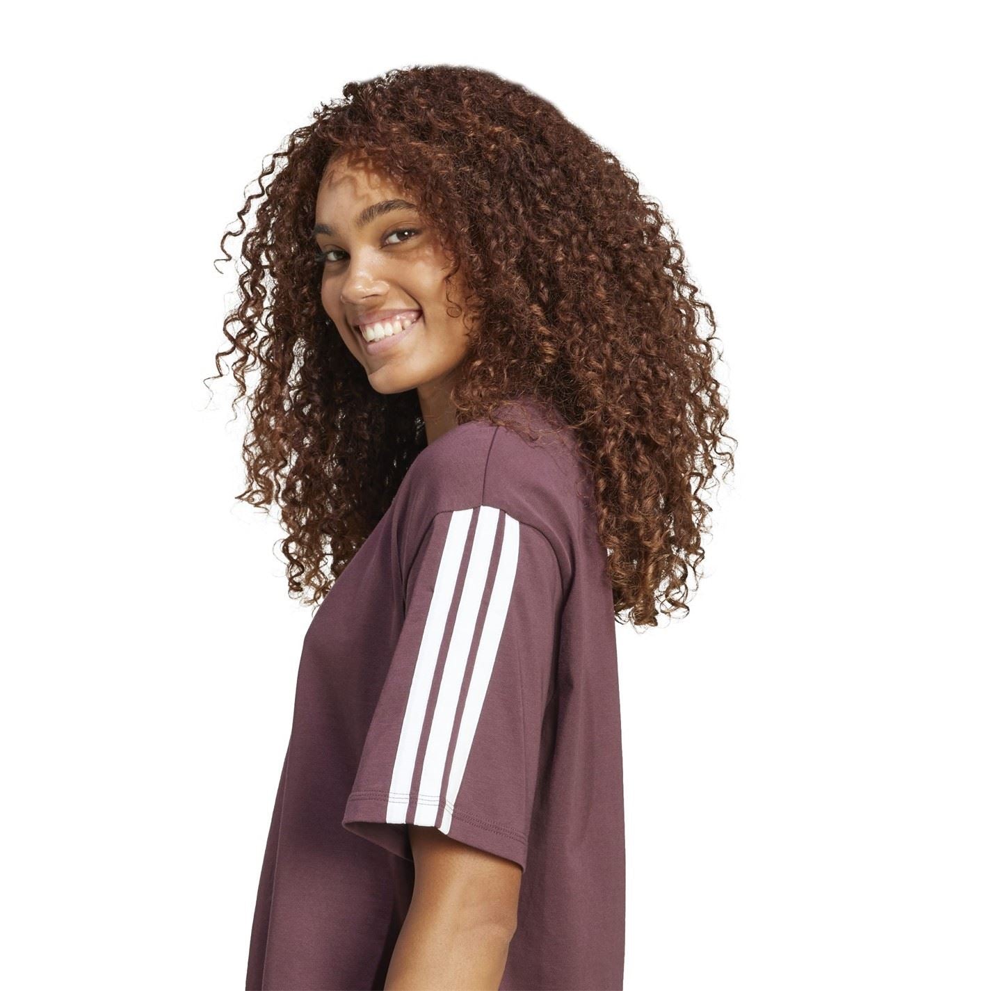 adidas Womens Essentials 3 Stripe T-Shirt