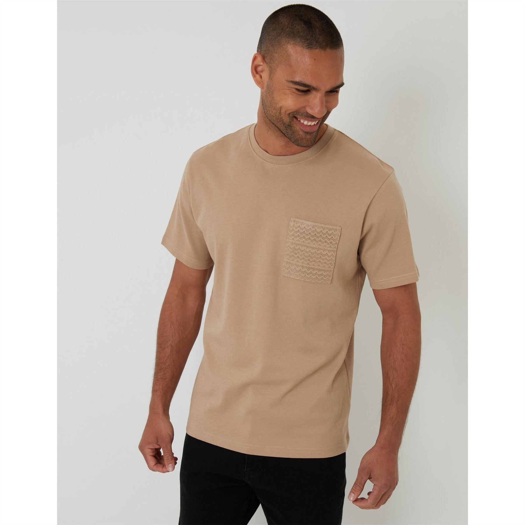 Threadbare Havana Regular Fit Crew Neck T-Shirt