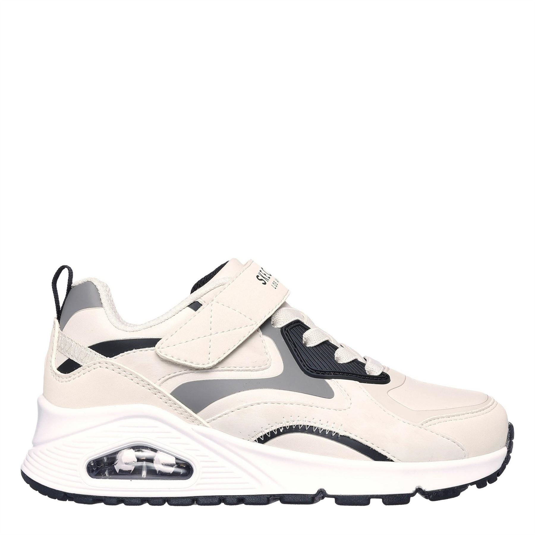 Skechers  And  Strap Sneaker W Overlays Low Top Trainers Unisex Kids