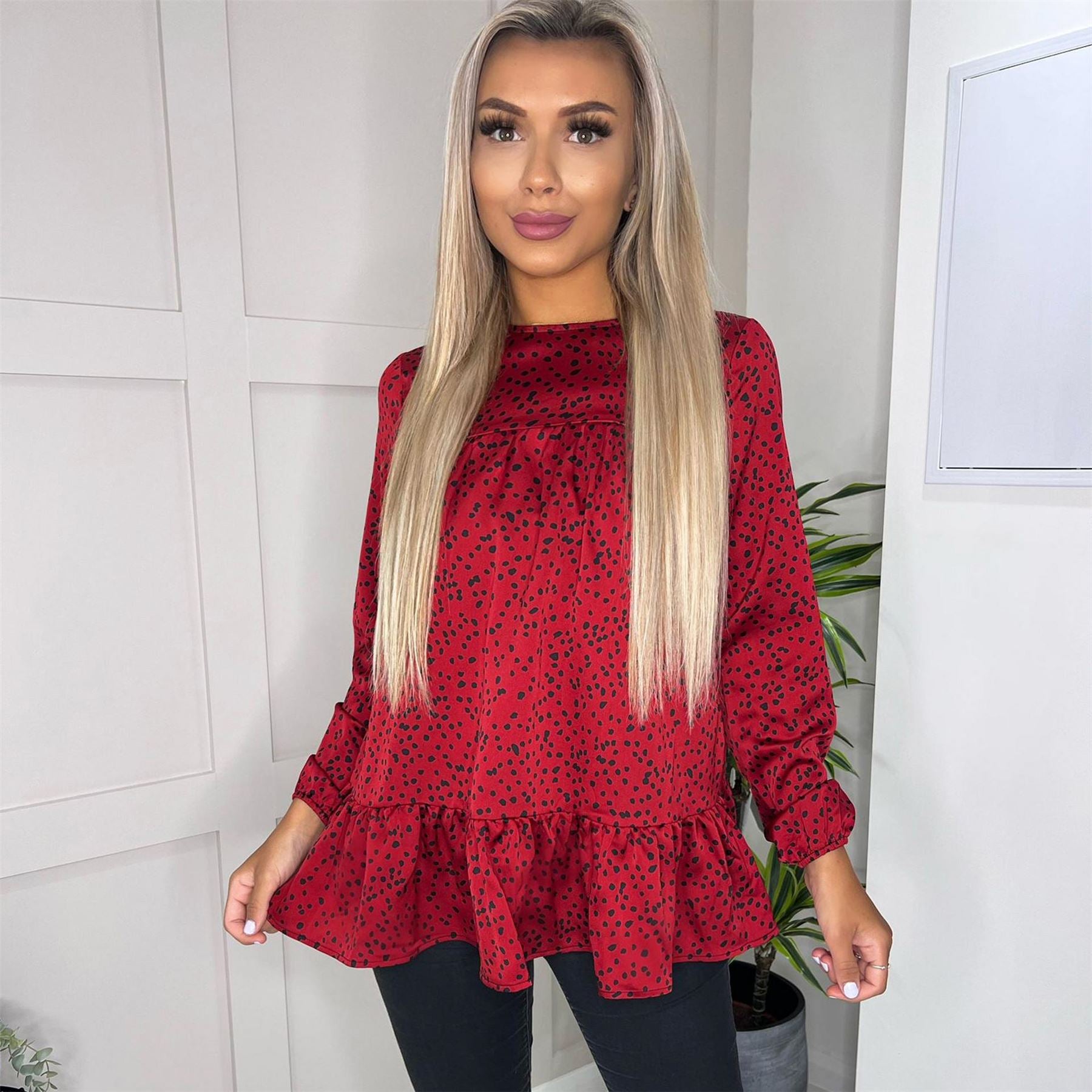 AX Paris And Black Printed Smock Top