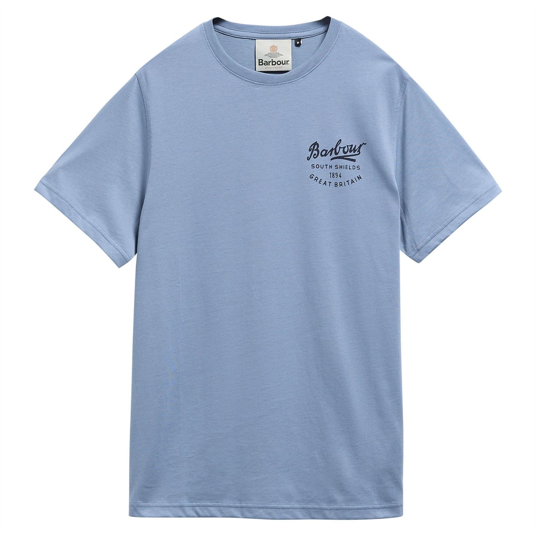 Barbour Script Graphic Cotton Short Sleeve Crew Neck T-Shirt