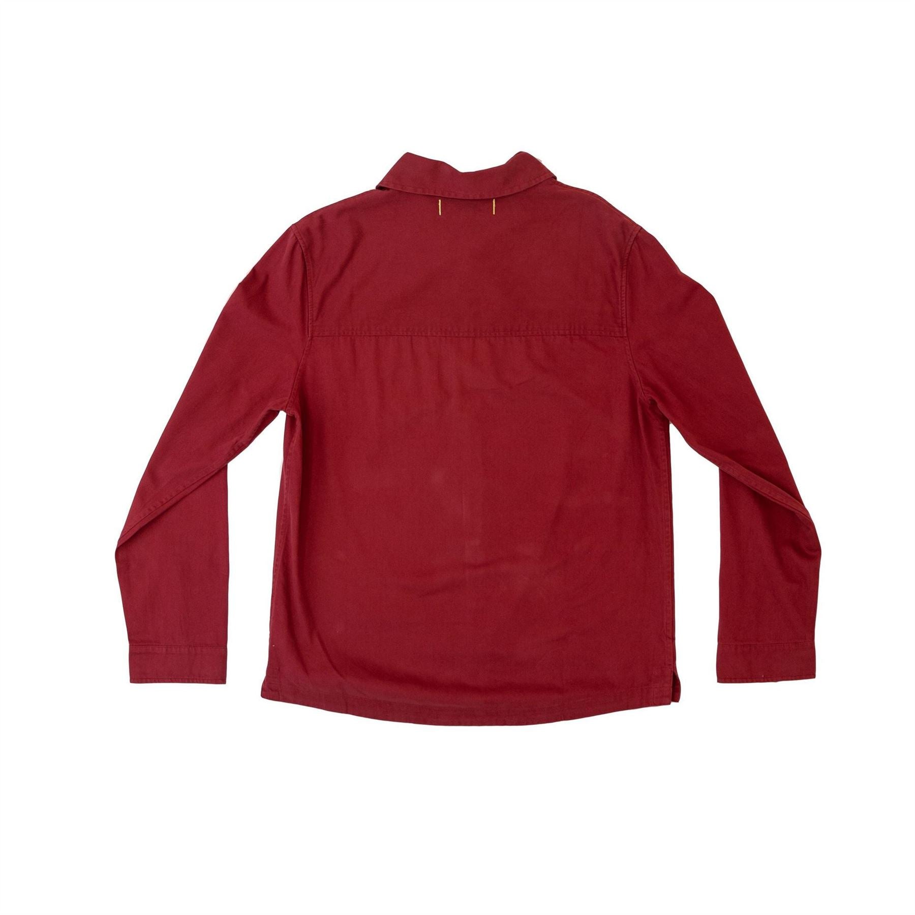 Roamers and Seekers Collared Neck Long Sleeve Shirt with Chest Pocket