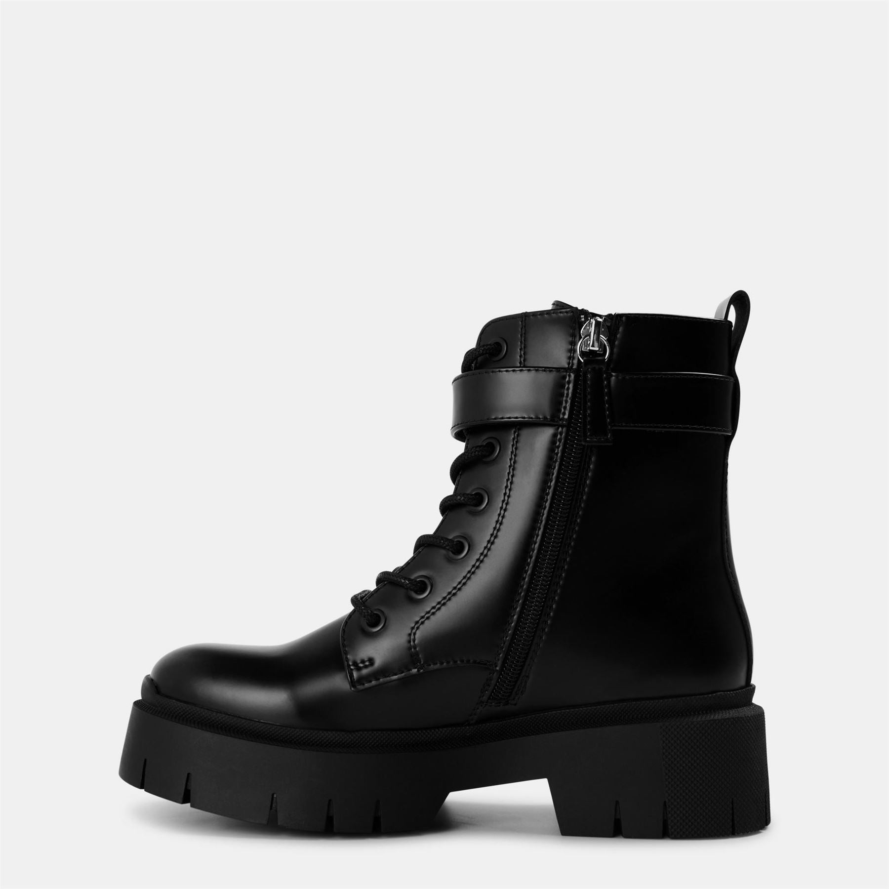 Hugo Kris Luboot Brom Combat Lace-Up Boots