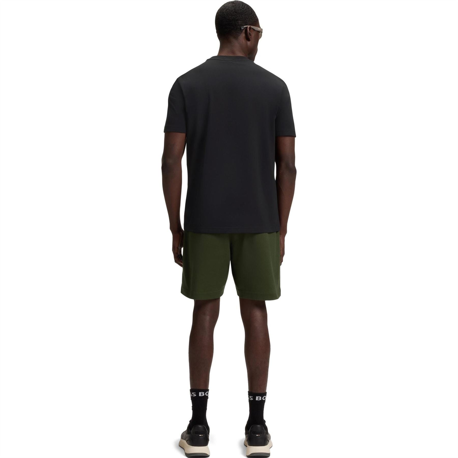 Boss BOSS GREEN T Shirt with Logo Design Stretch Cotton