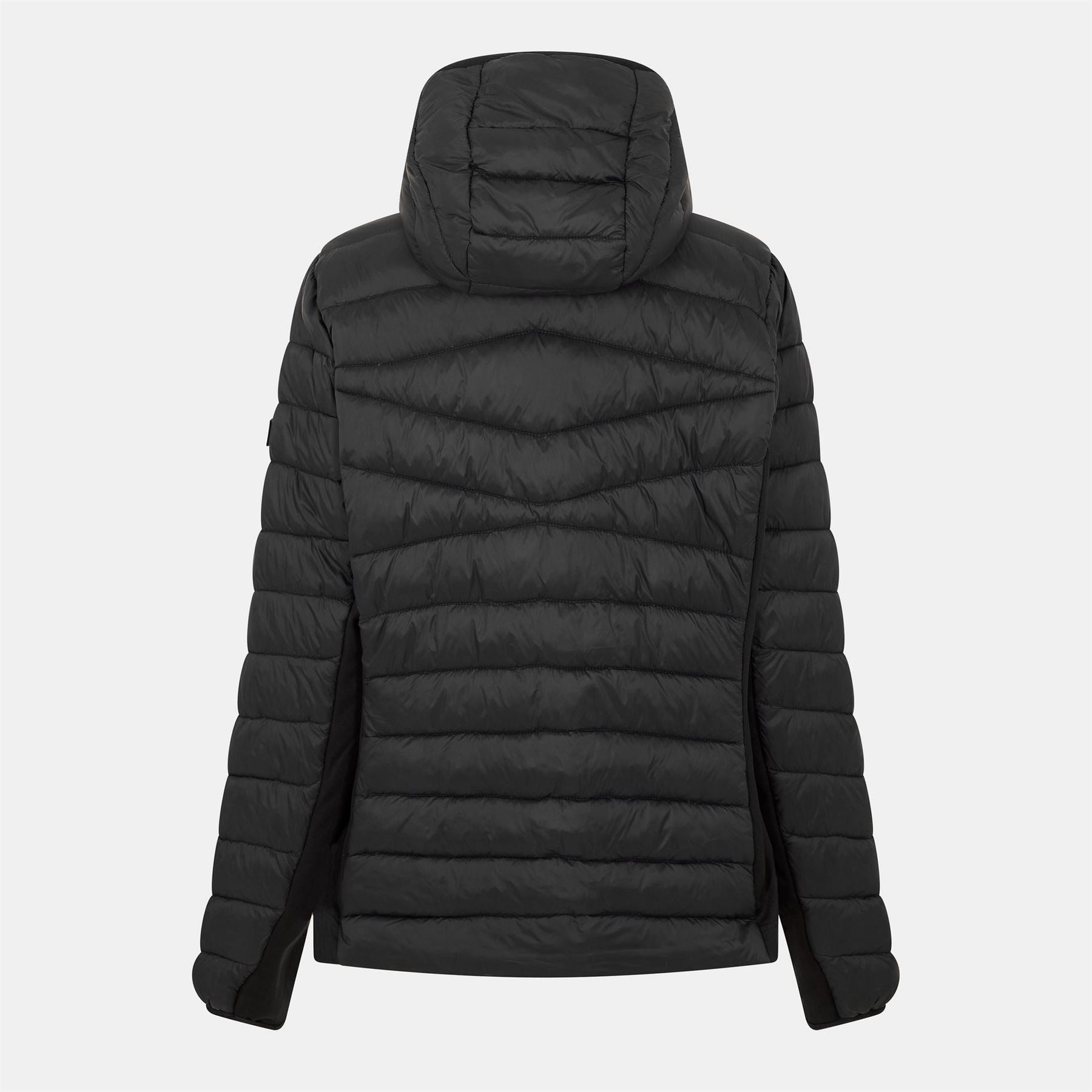 Barbour International Grid Lock Water Resistant Long Sleeve Short Puffer Jacket