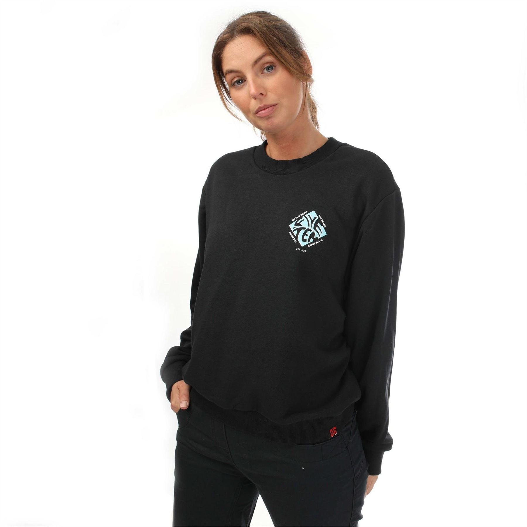 Five Ten Womens Ten Cropped Sweatshirt