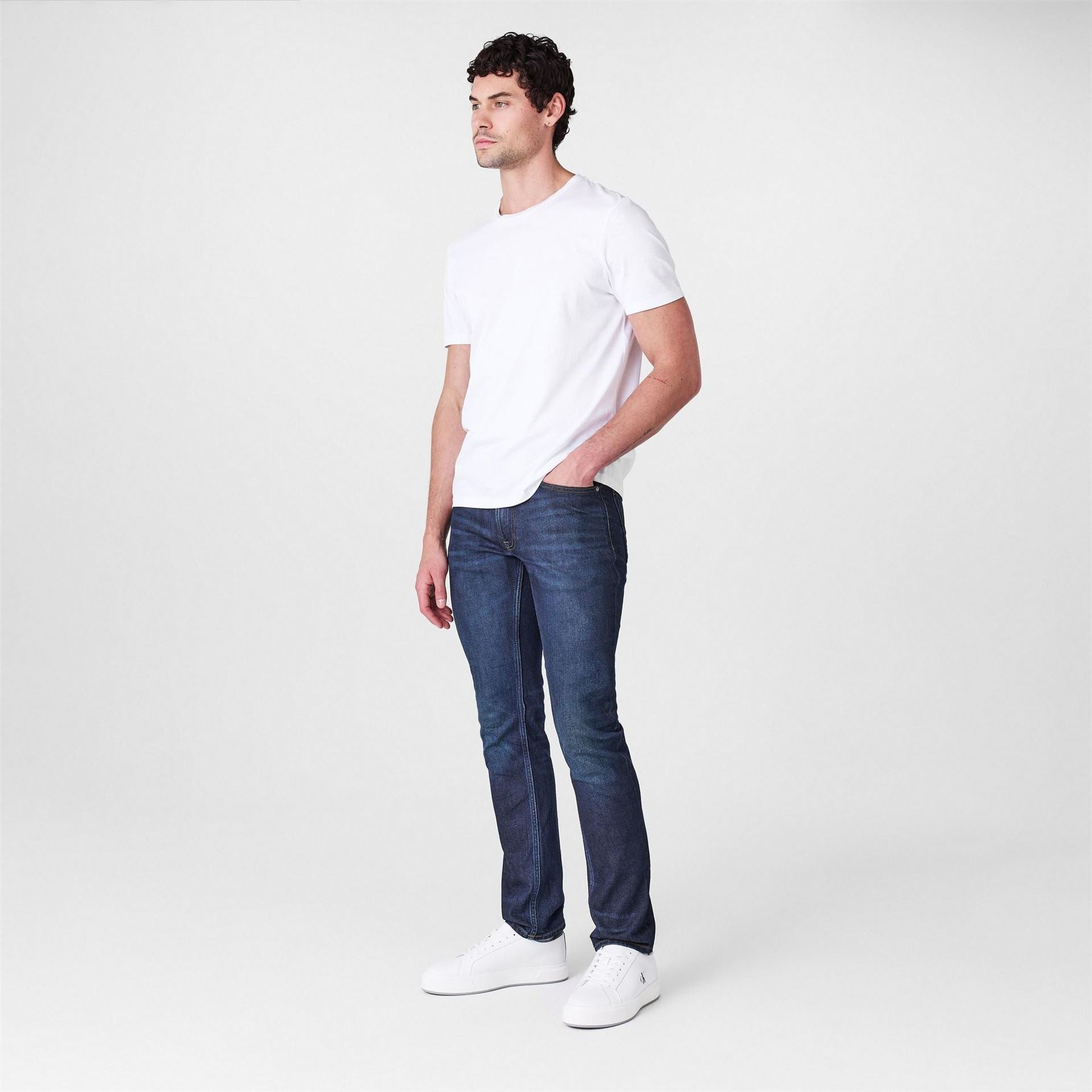 Calvin Klein Jeans Slim Straight Leg Jeans