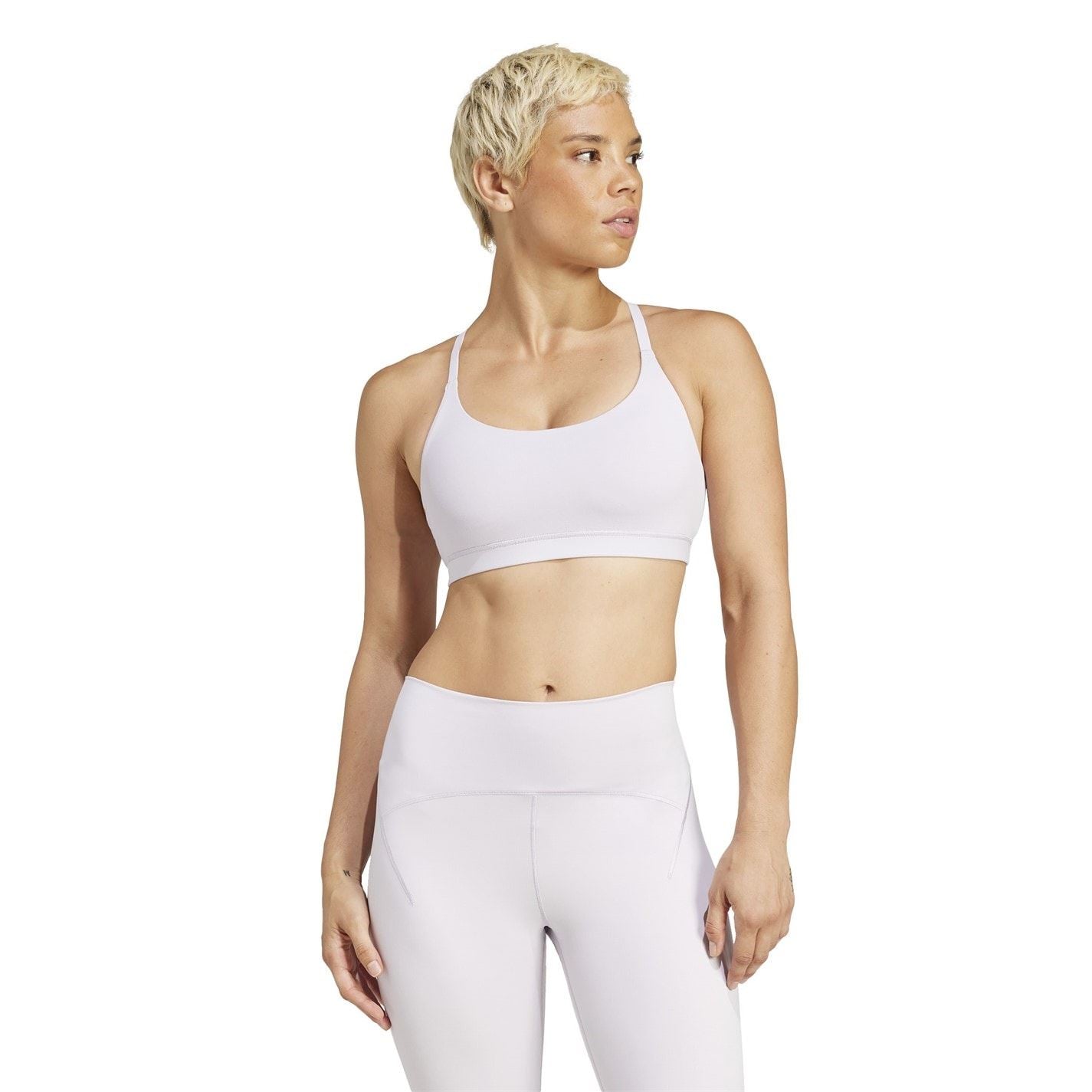 adidas Womens All Me Light Support Bra Low Impact Sports