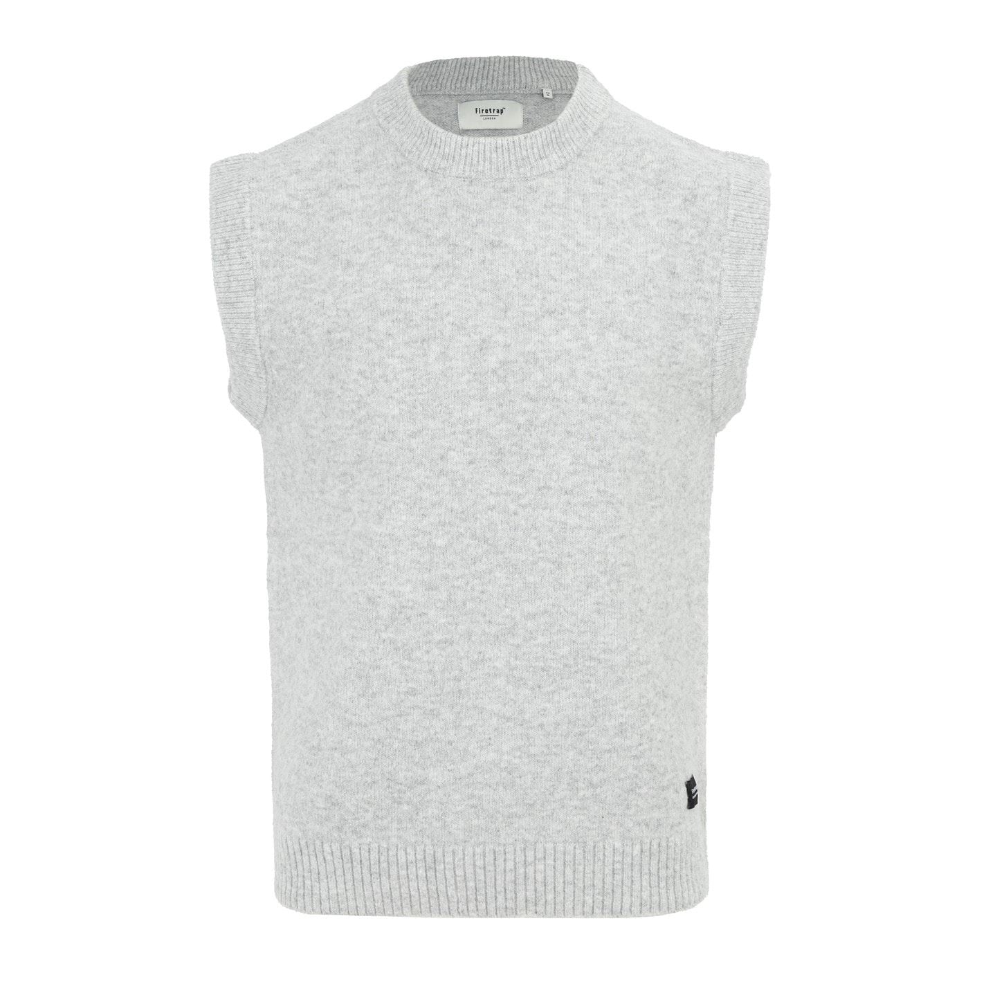 Firetrap Mens Crew Neck Sleeveless Sweater Vest