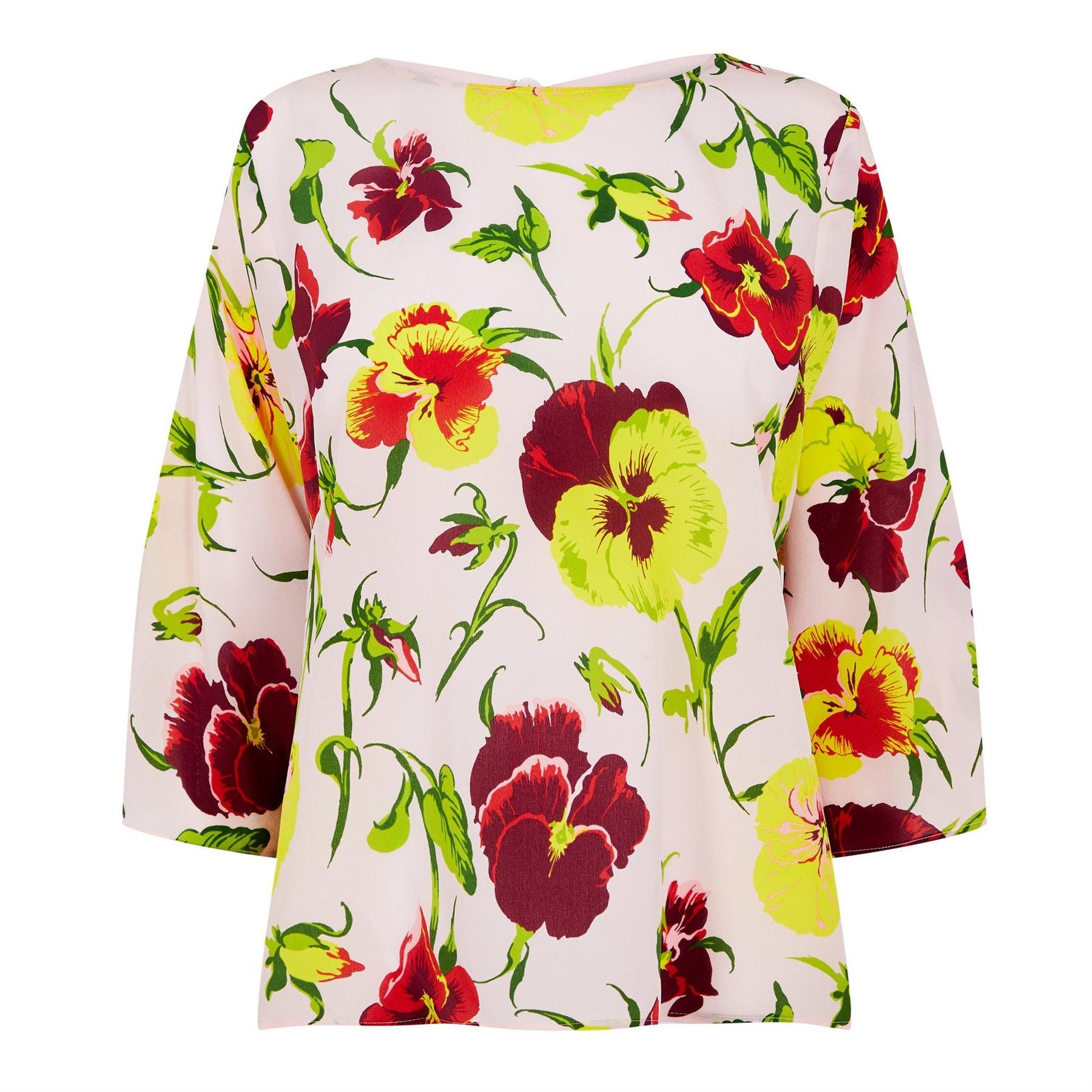 Weekend Max Mara Pomposa Floral Long Sleeve Patterned Shirt