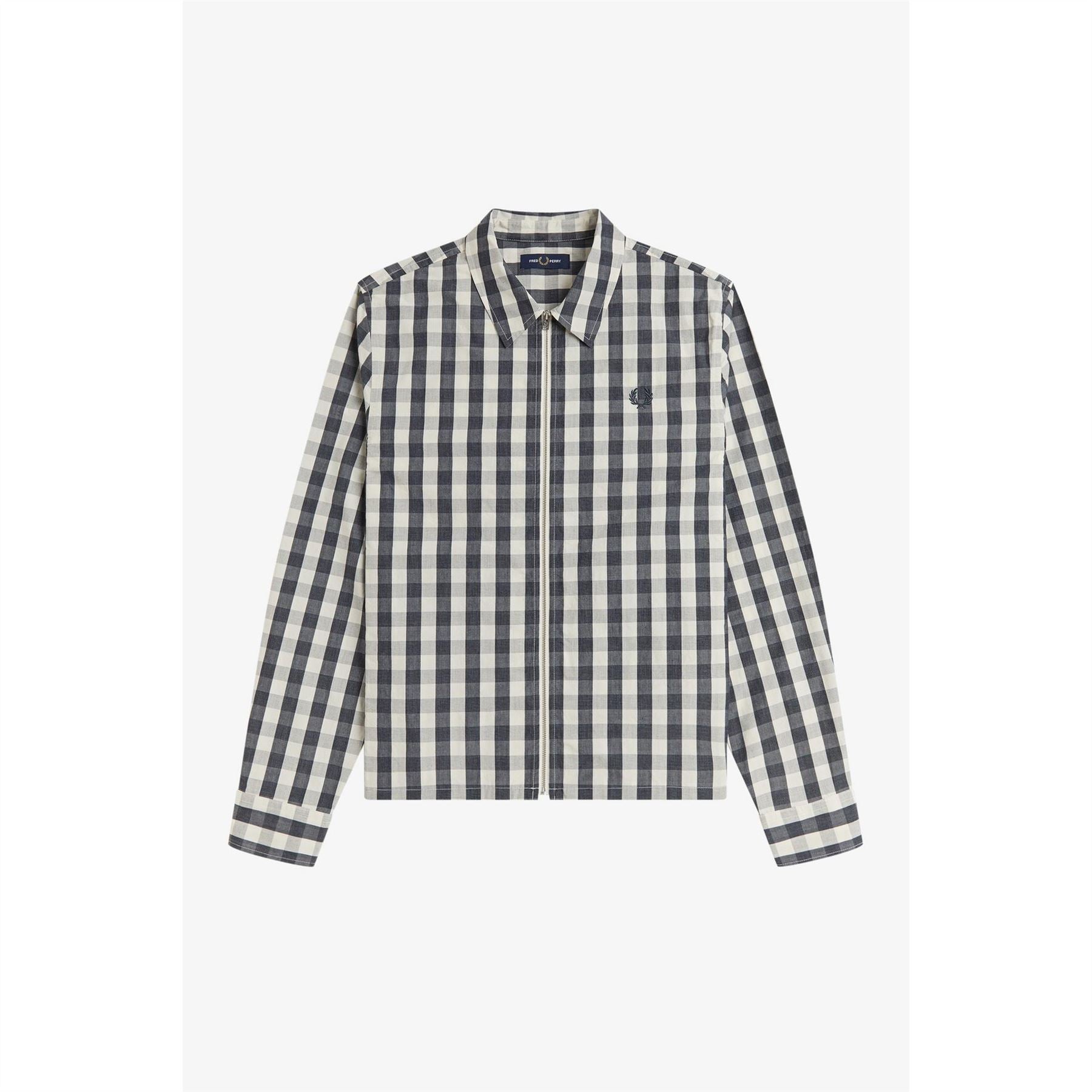 Fred Perry Long Sleeve Patterned Shirt