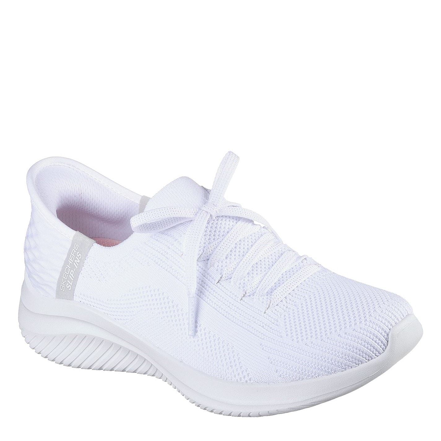 Skechers Low Top Ribbed Flat Heel Sneakers