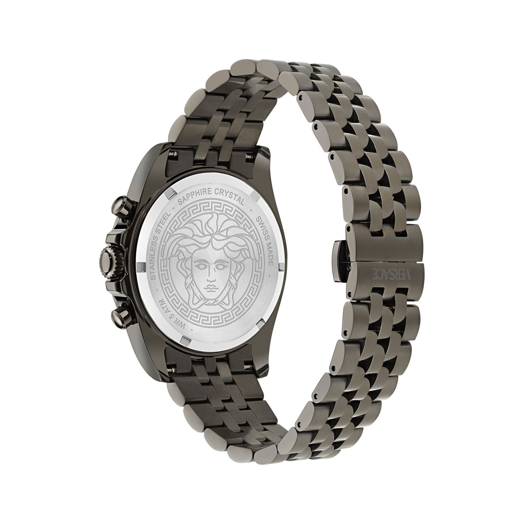 Versace Fashion Analogue Steel Jubilee Bracelet Watch