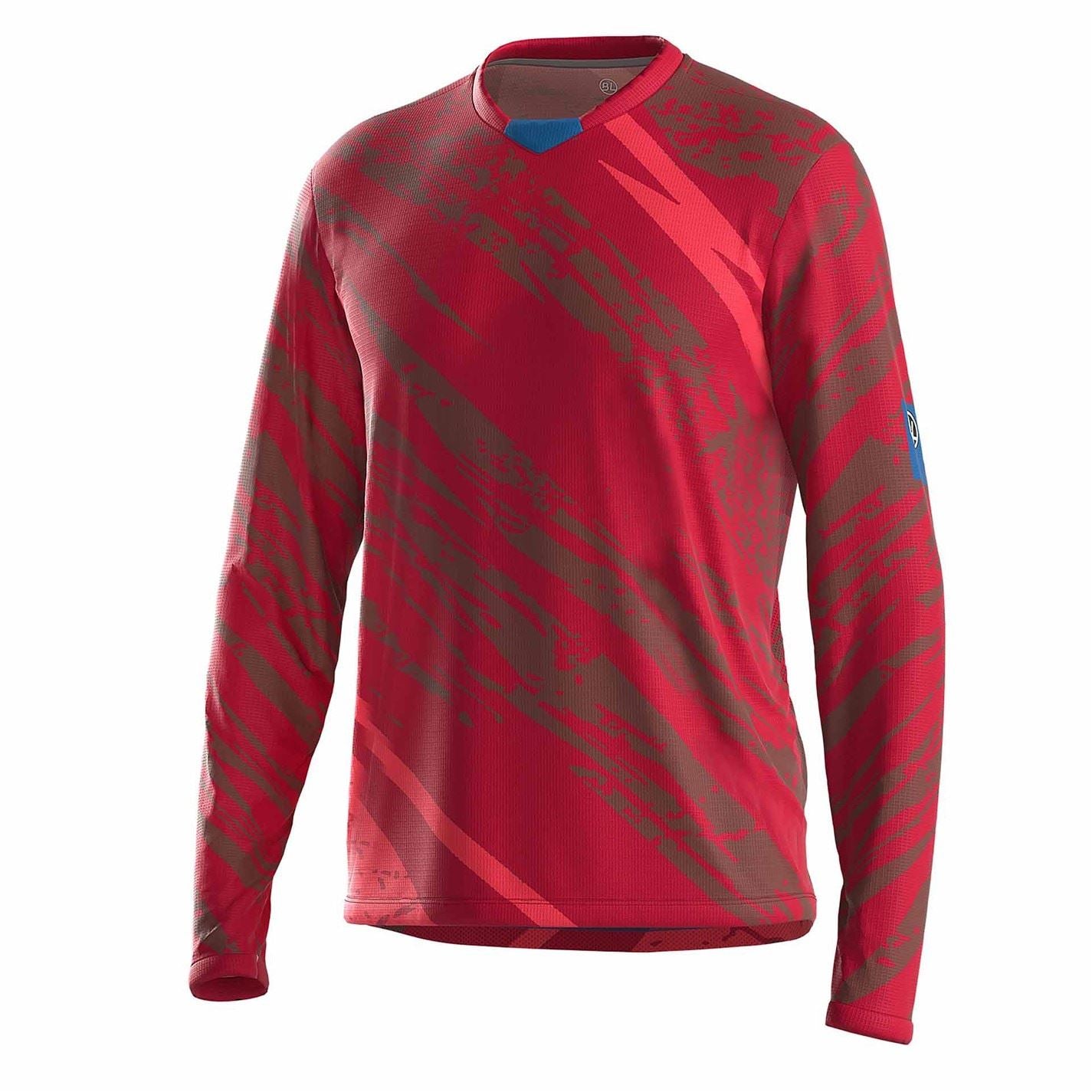 Bicycle Line Ponente UPF 30+ V Neck Long Sleeve Cycling Jersey