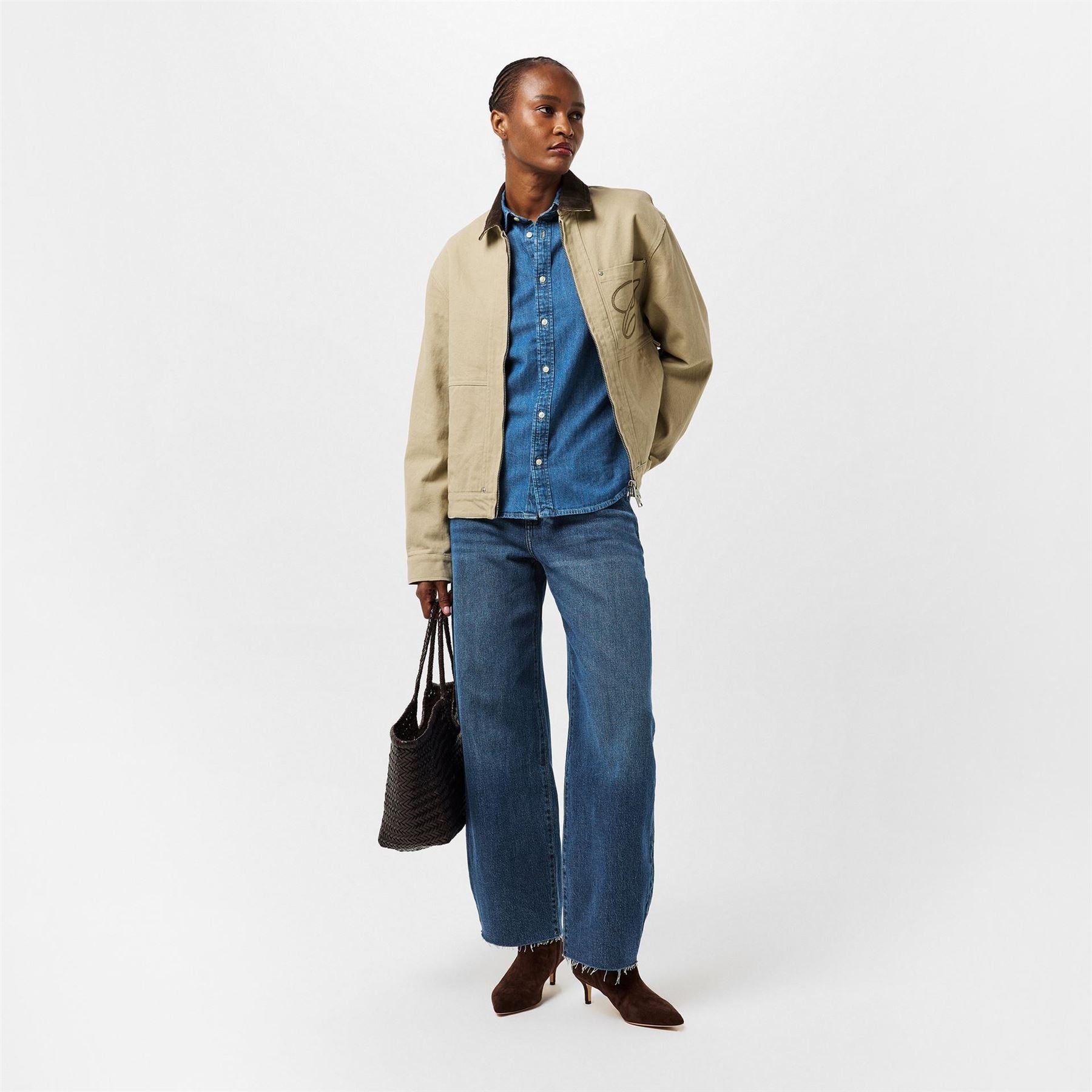 7 For All Mankind Bonnie Wide Leg Wide Fit Jeans