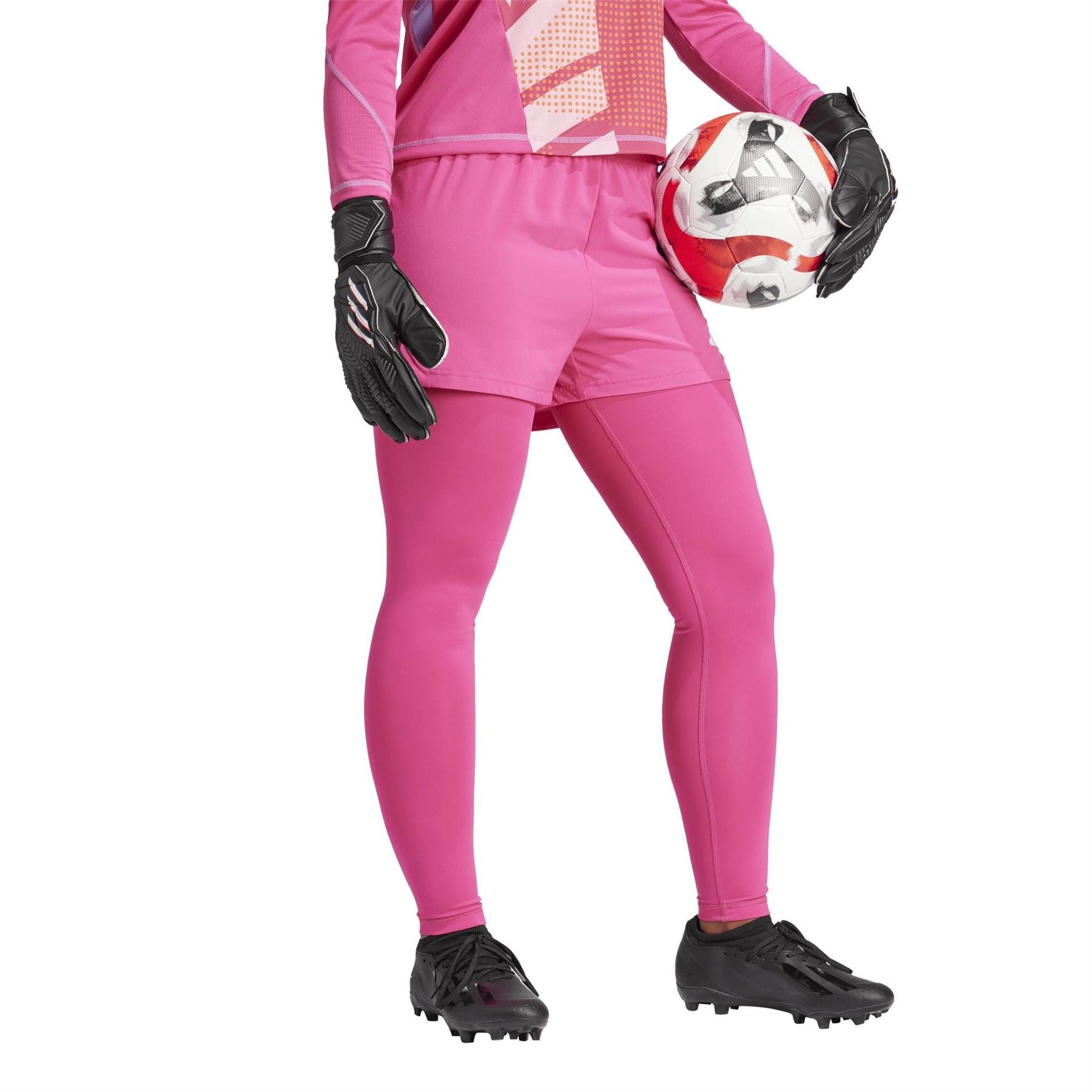 adidas Stitched Fitted Cuff Solid Patterned Leggings