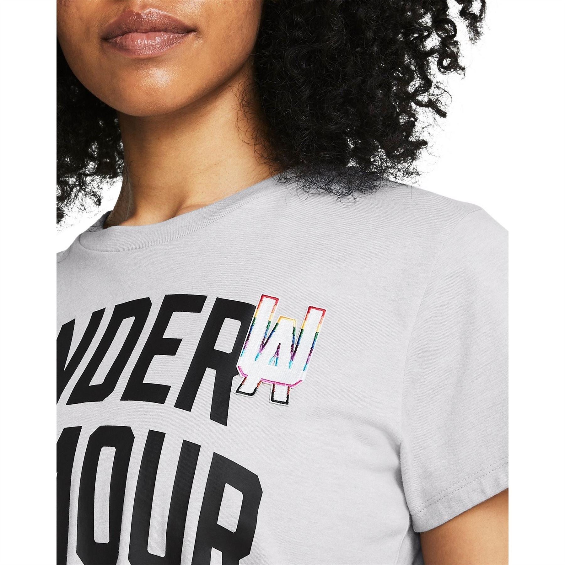 Under Armour Pride Embroidered Crew Neck Short Sleeve T-Shirt